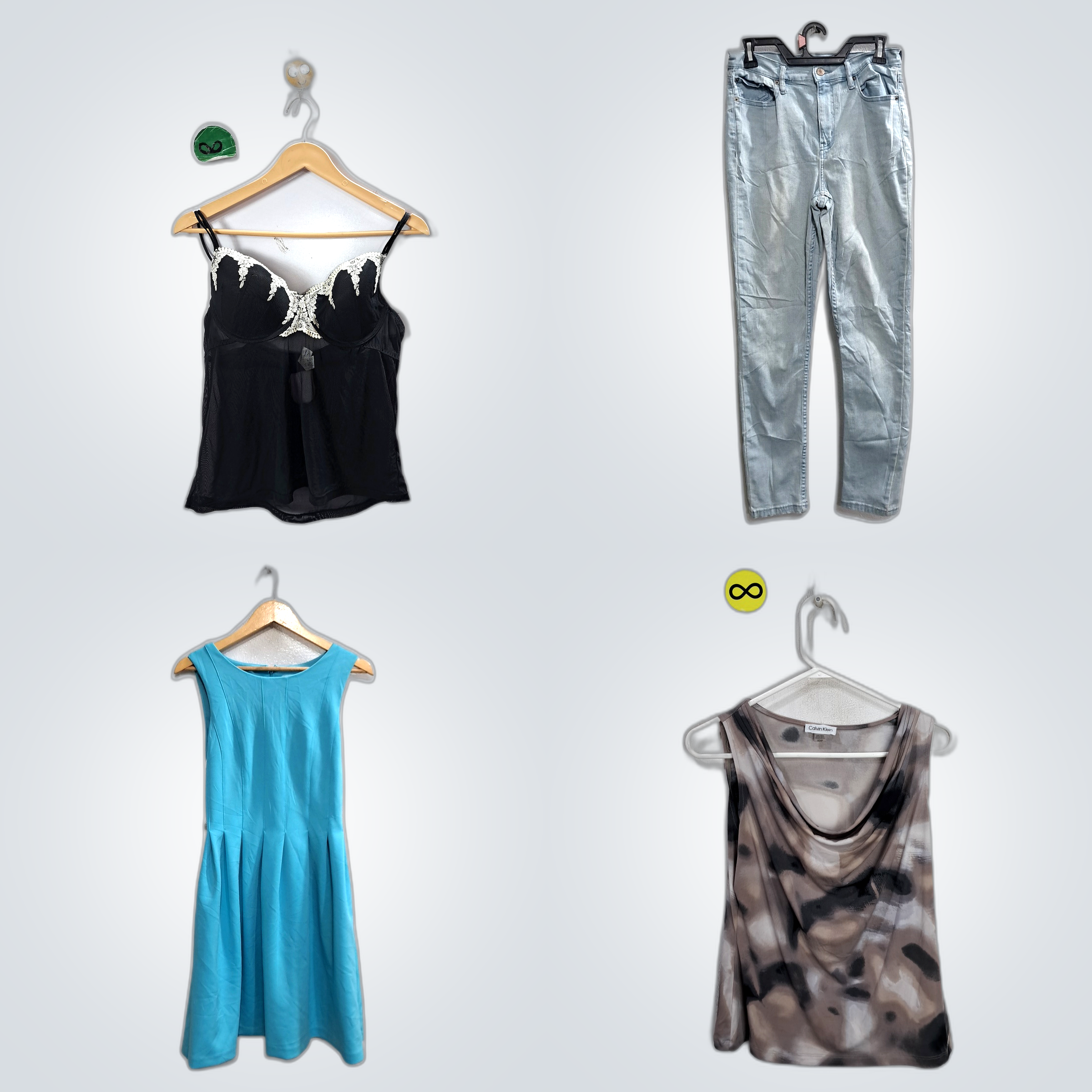 Calvin Klein Y2K Bedruckte Blusen