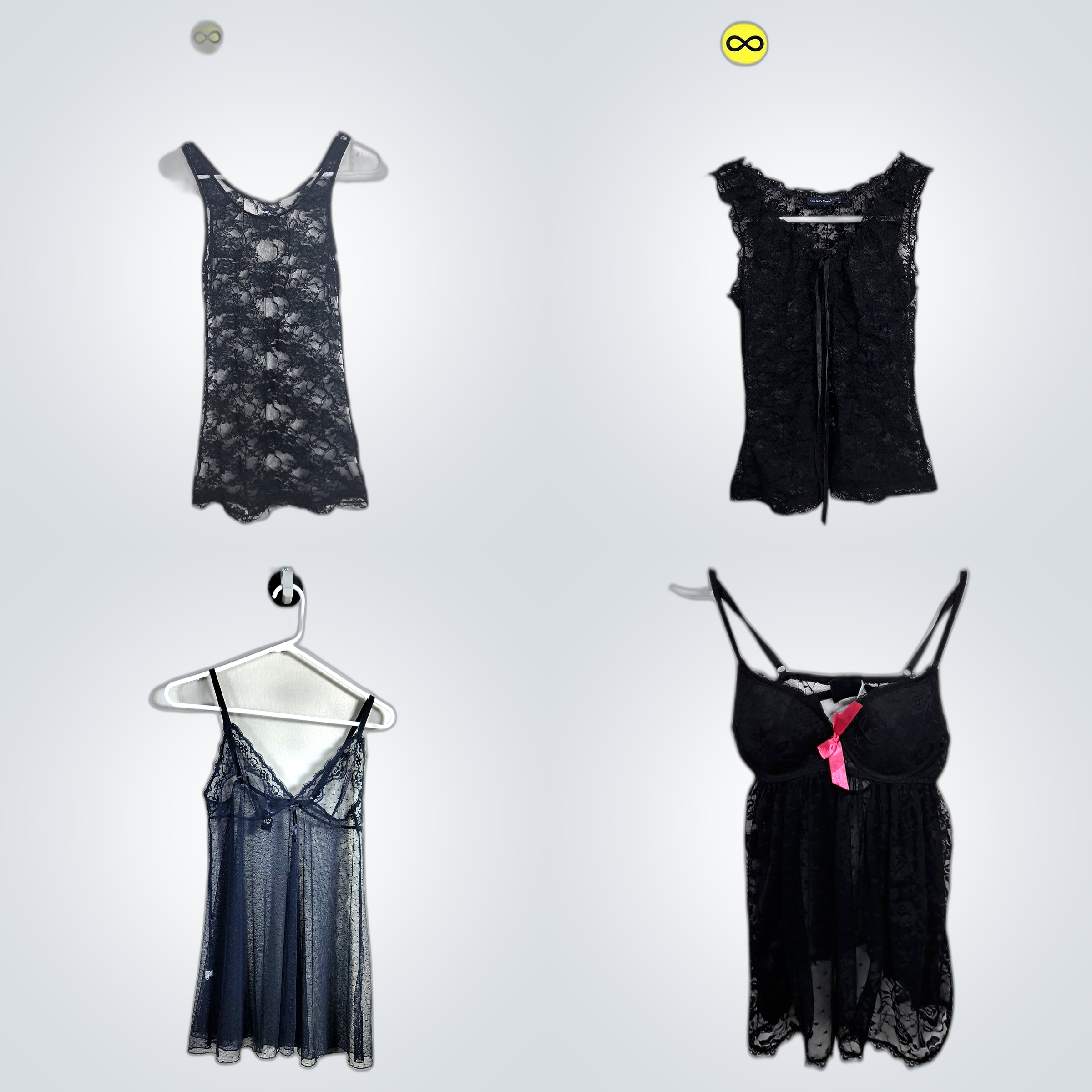 Y2K Spitzenbesatz-Camisoles