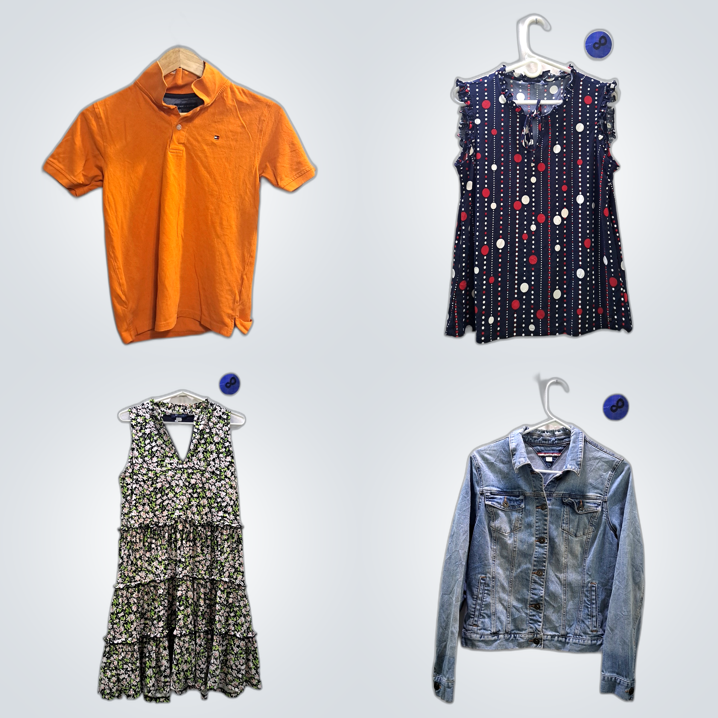 Tommy Hilfiger Y2K Printed Blouses