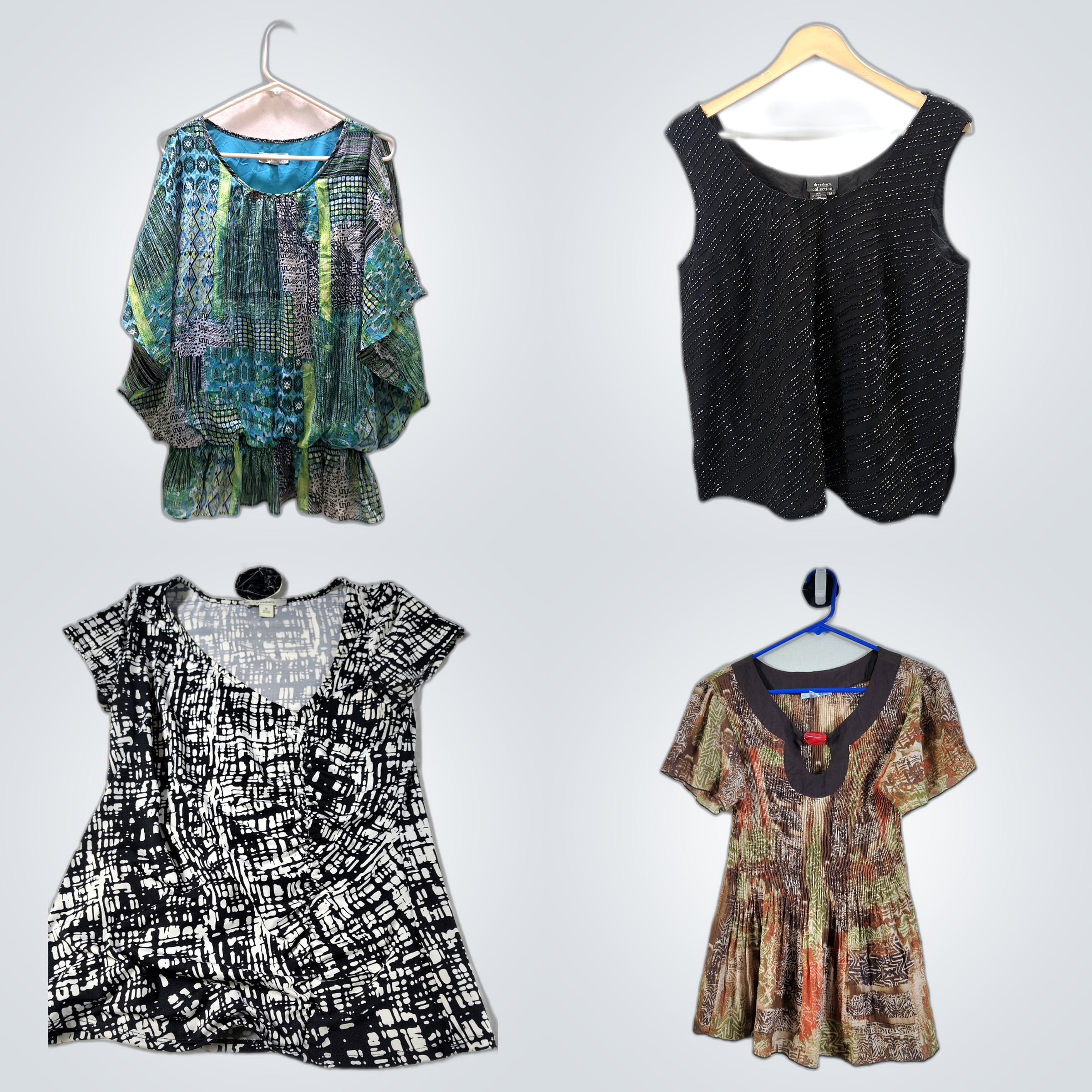 Y2K Printed Blouses Bundle