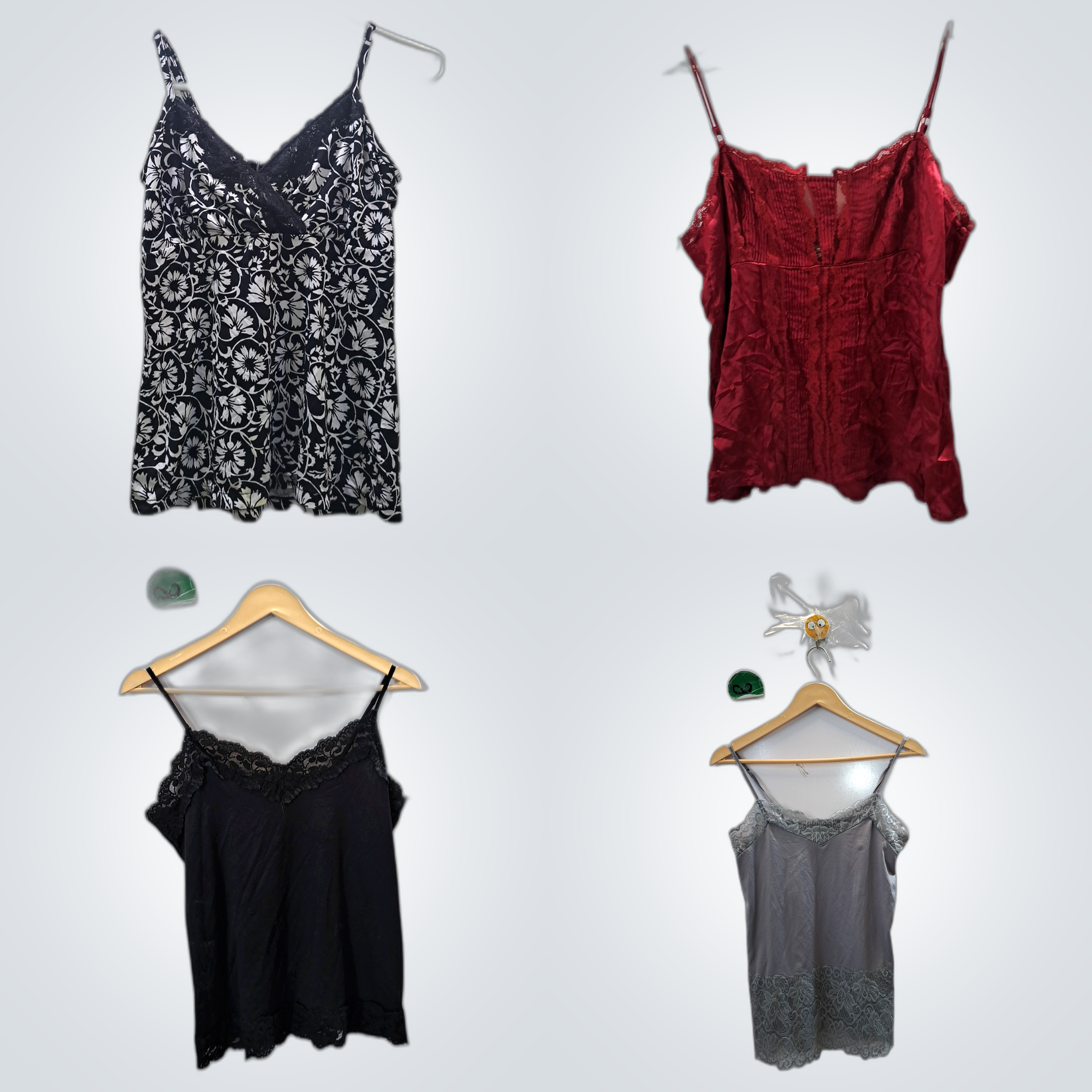 White House Y2K Camisoles