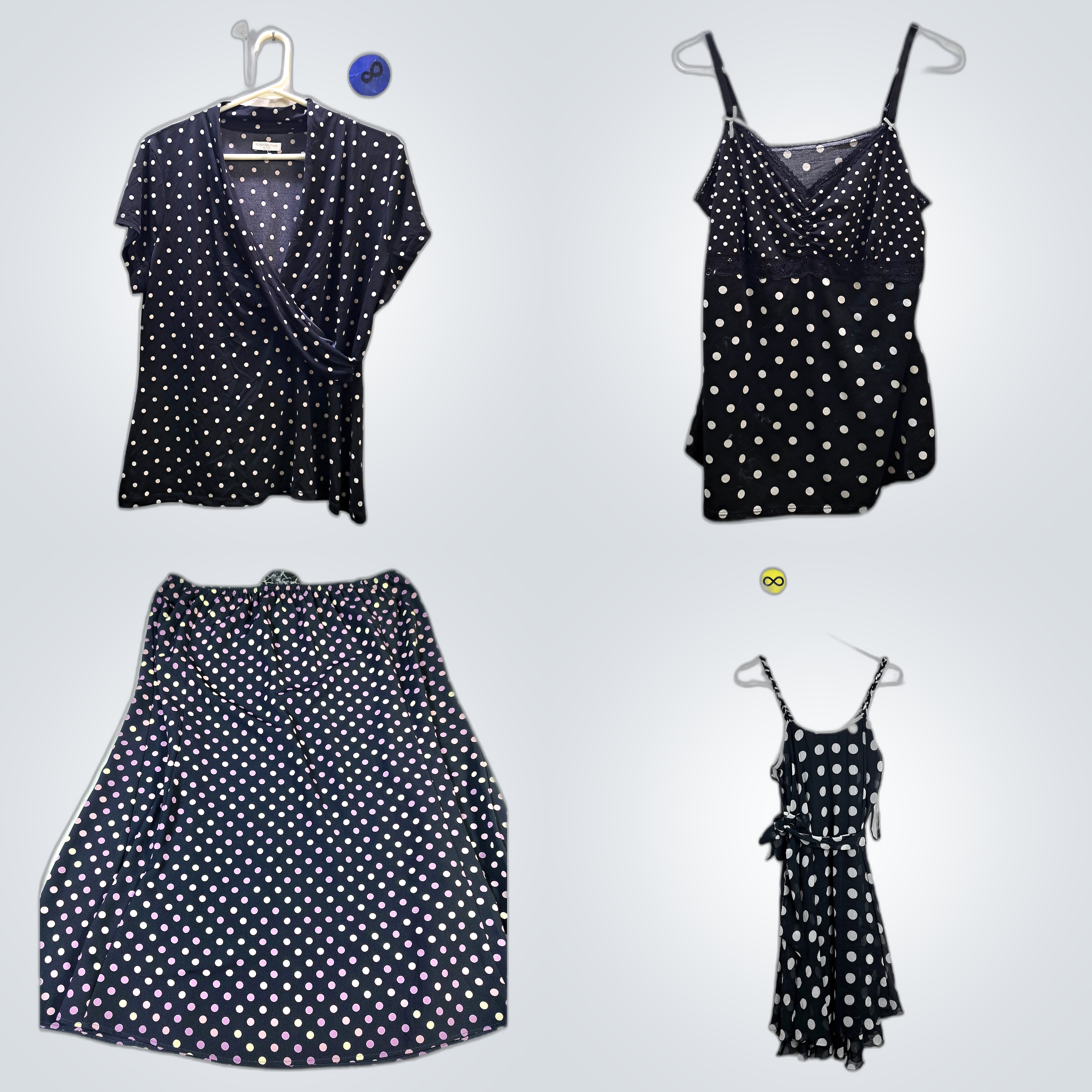 Y2K Polka Dot Dresses