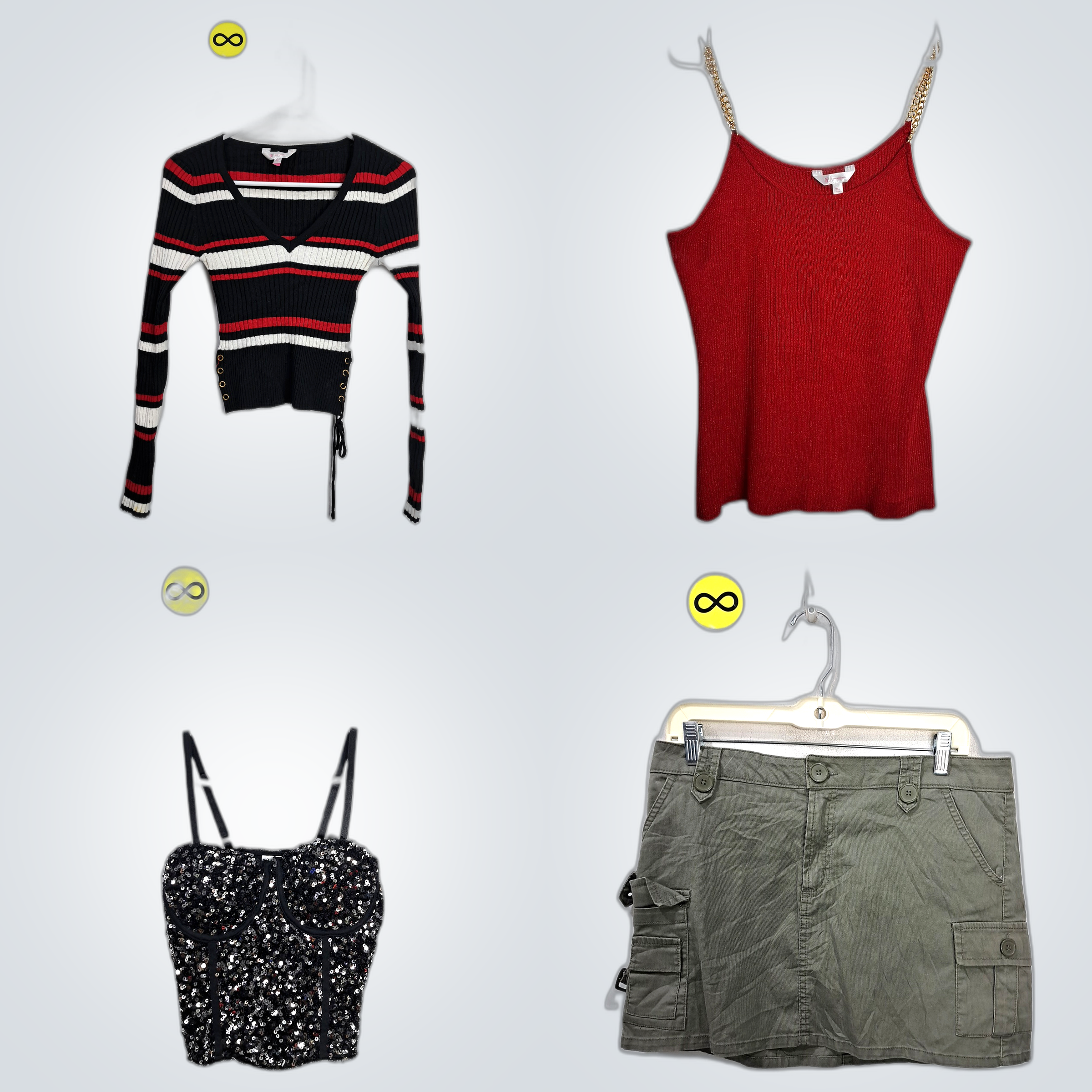 No Boundaries Y2K Bustiers