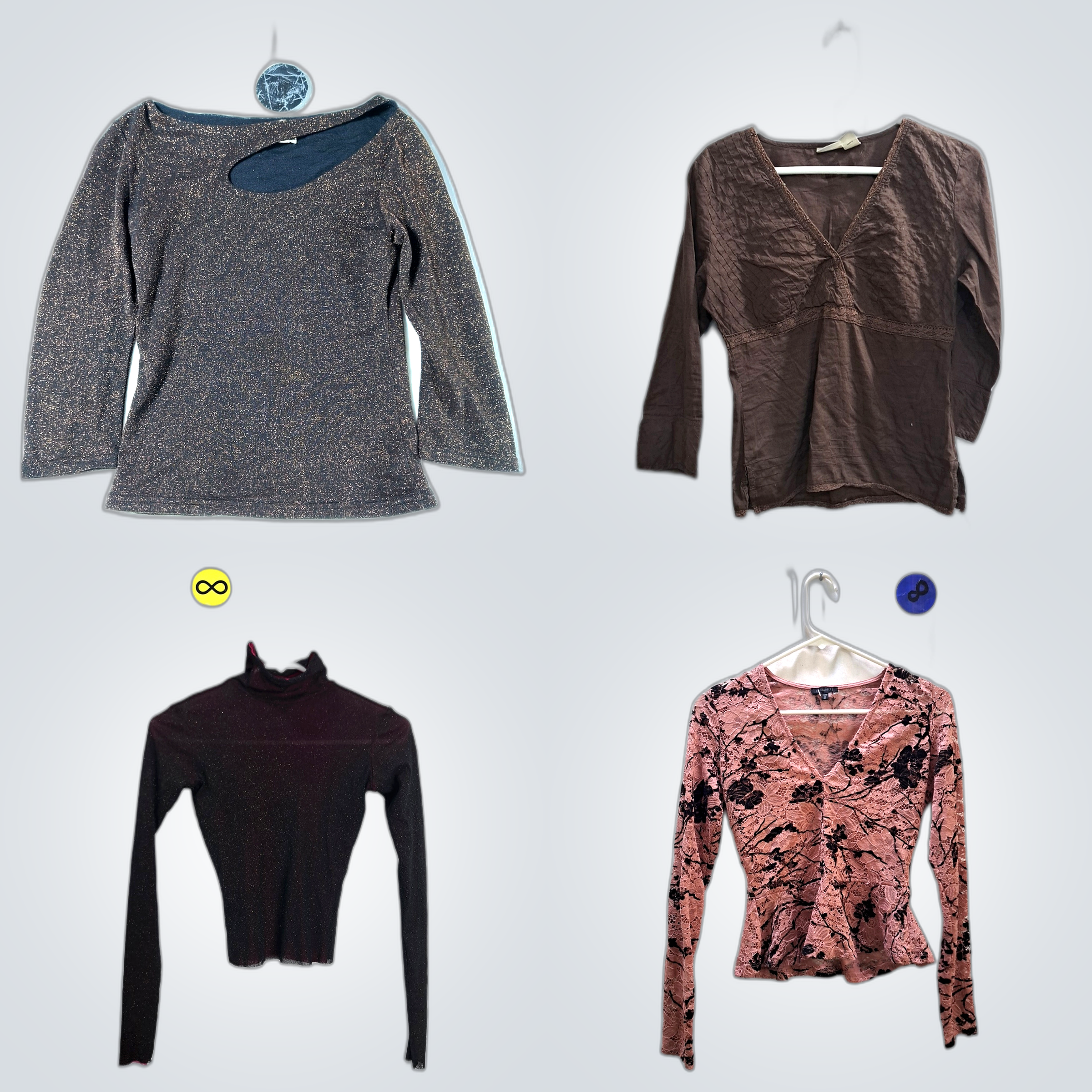 Y2K Blouses Long Sleeve