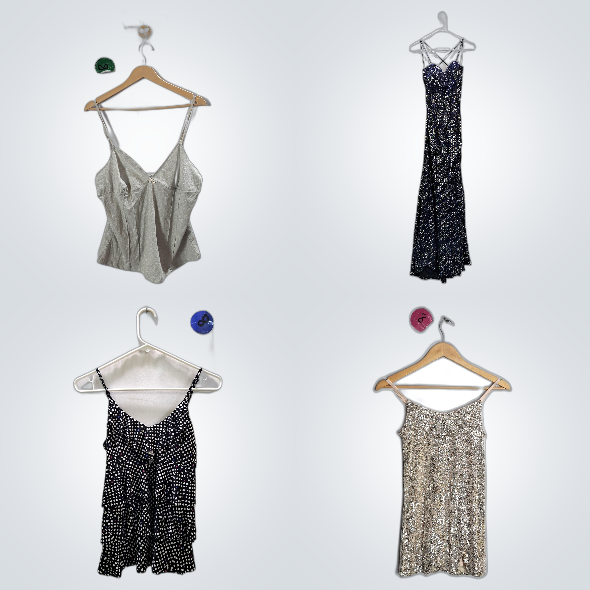 Y2K Sequin Camisoles Bundle