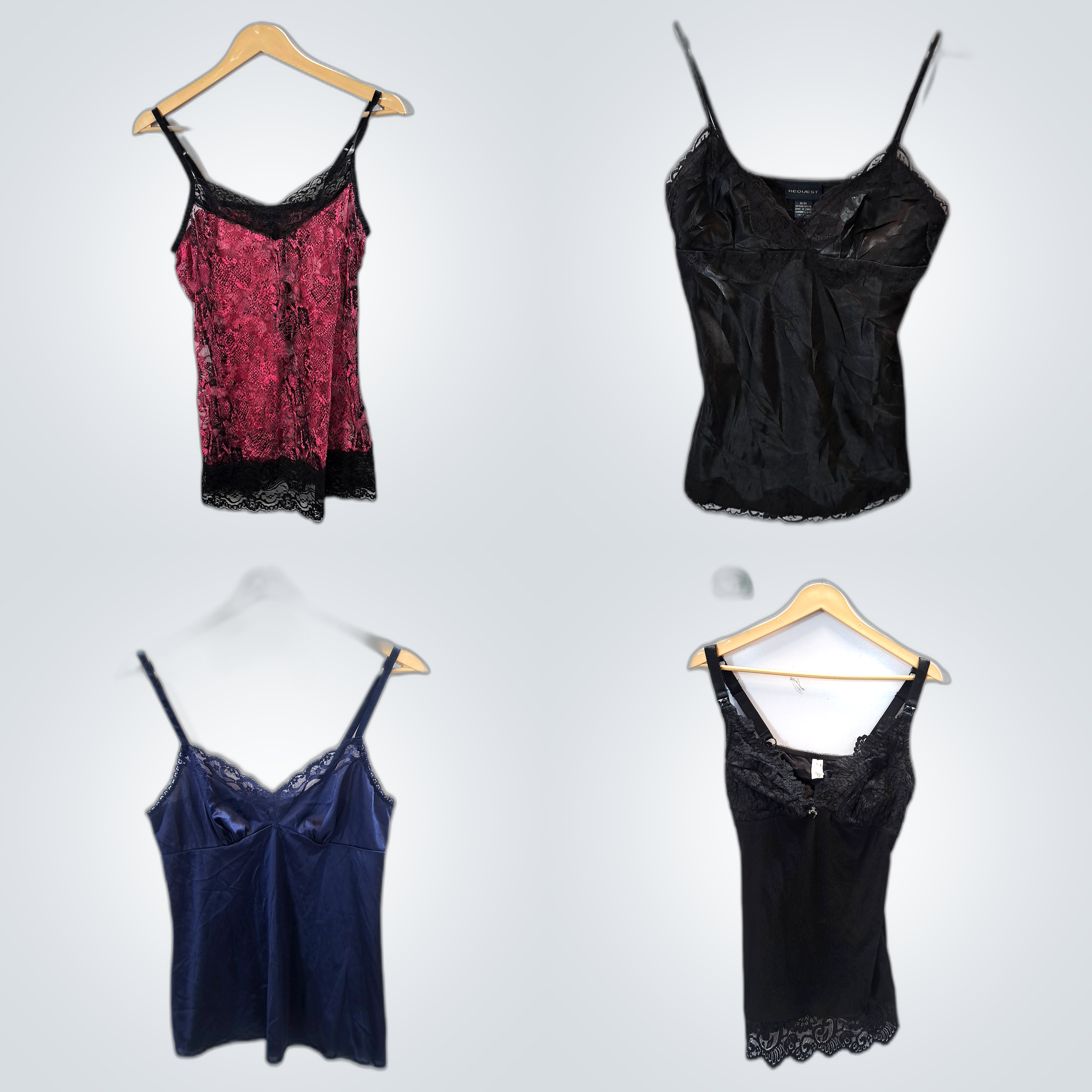 Y2K Lace Trim Camisoles