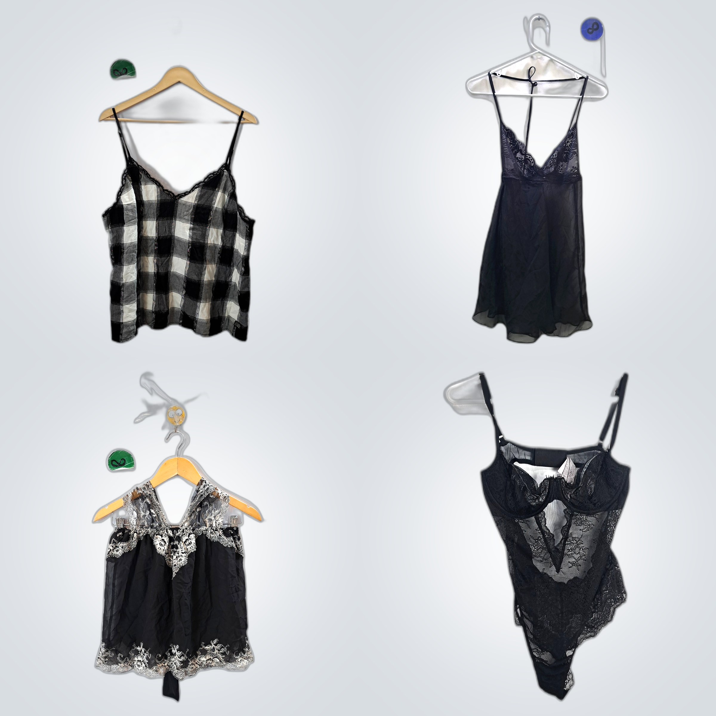 Victoria's Secret Y2K Lace Trim Camisoles