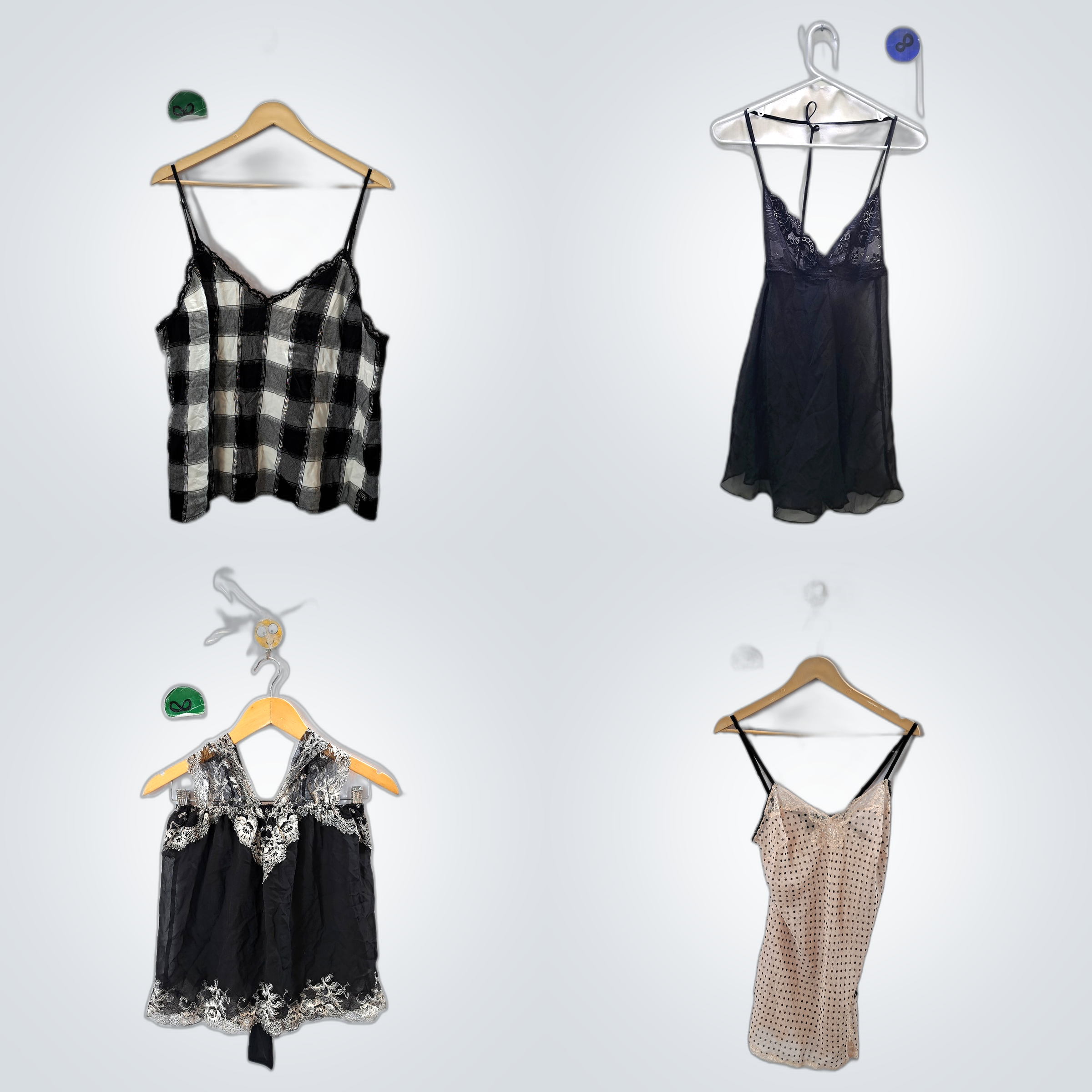 Victoria's Secret Y2K Lace Trim Camisoles