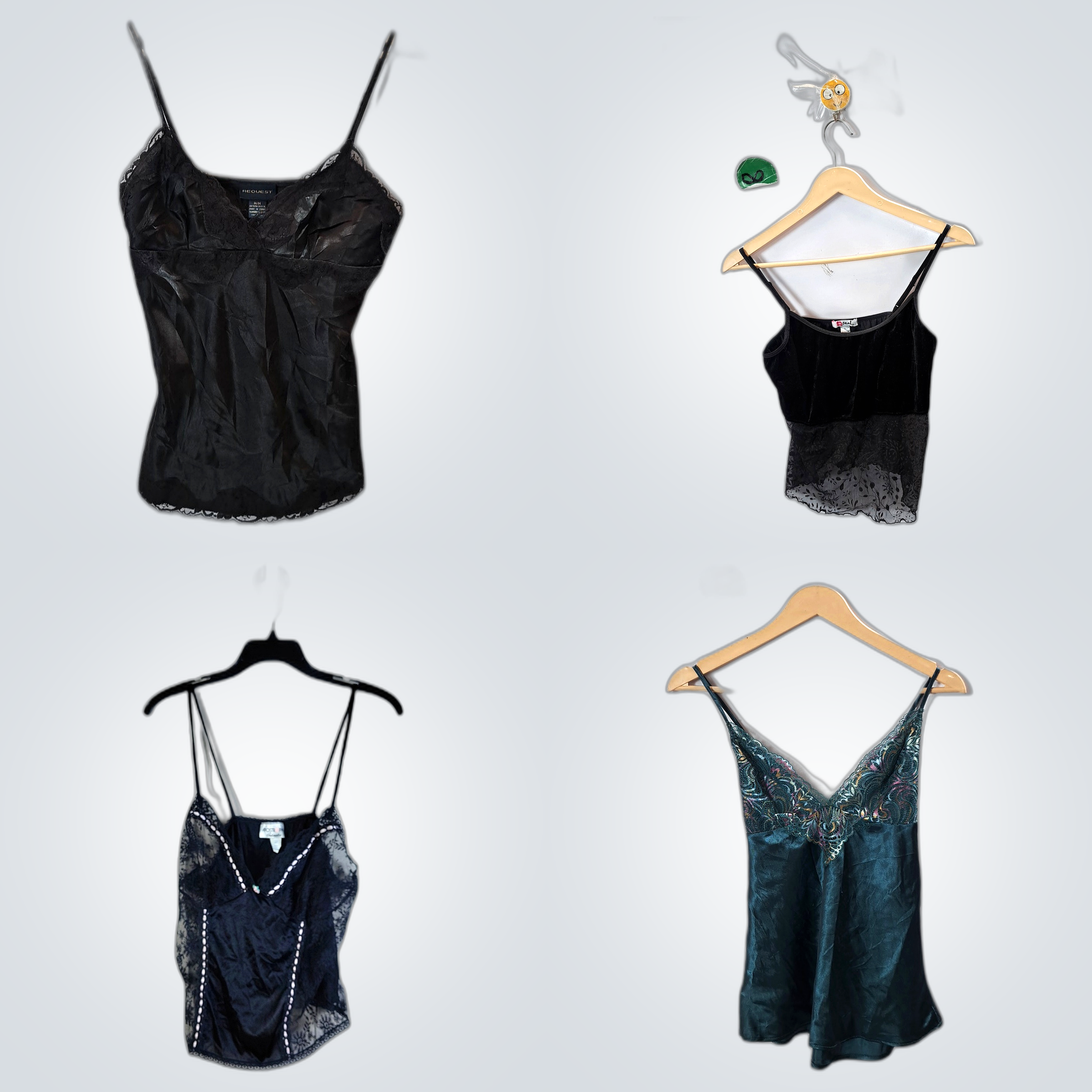 Y2K Lace Trim Camisoles