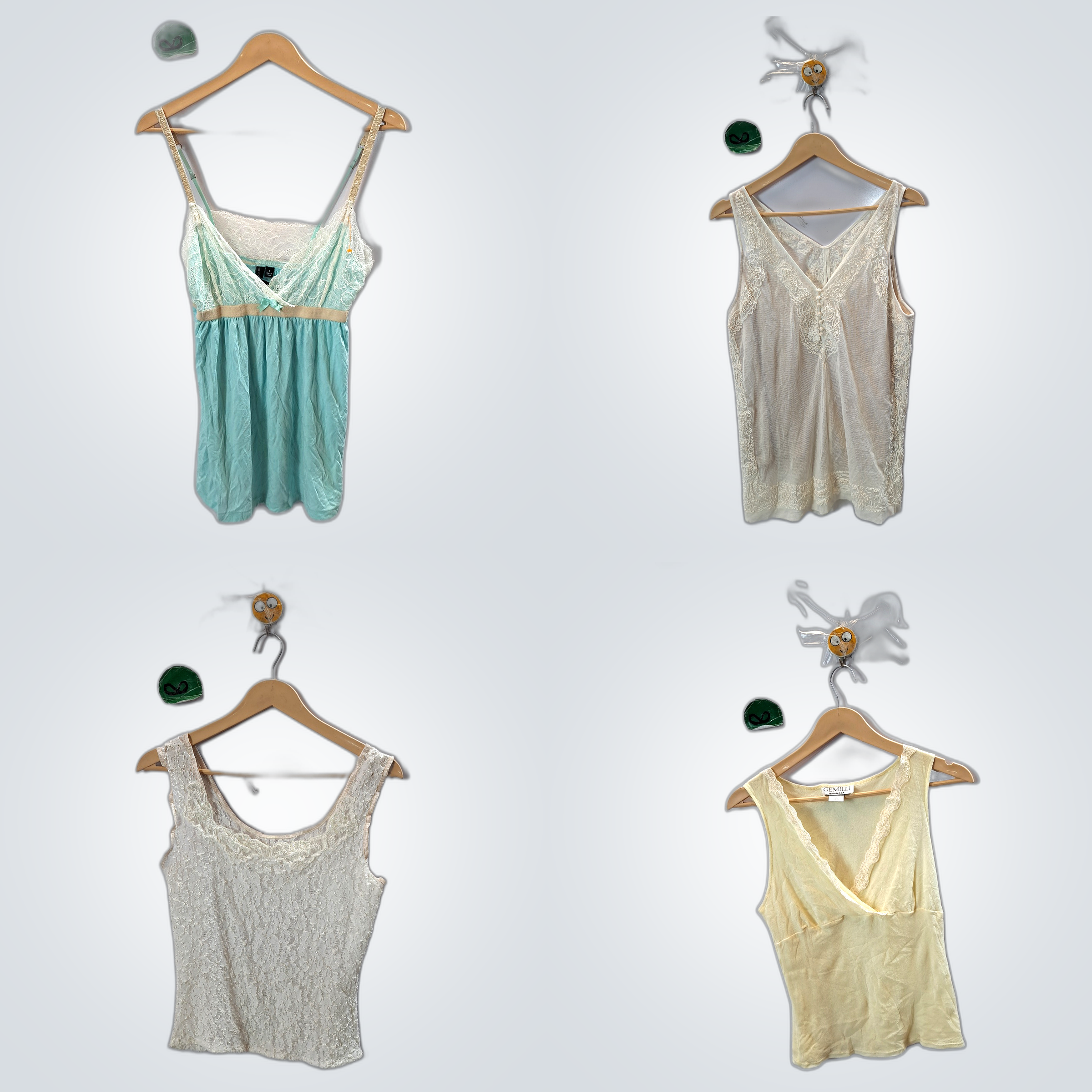 Y2K Lace Camisoles Bundle