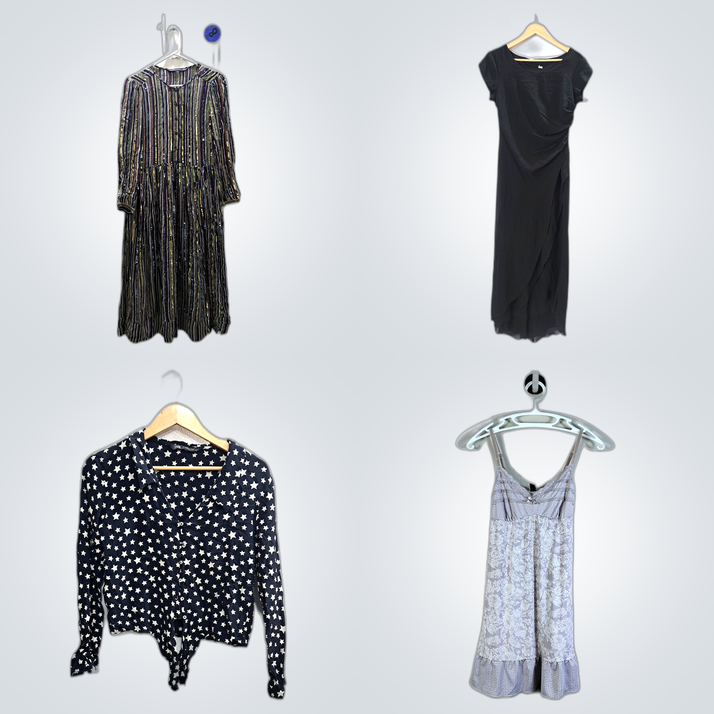 Zara Y2K Printed Blouses