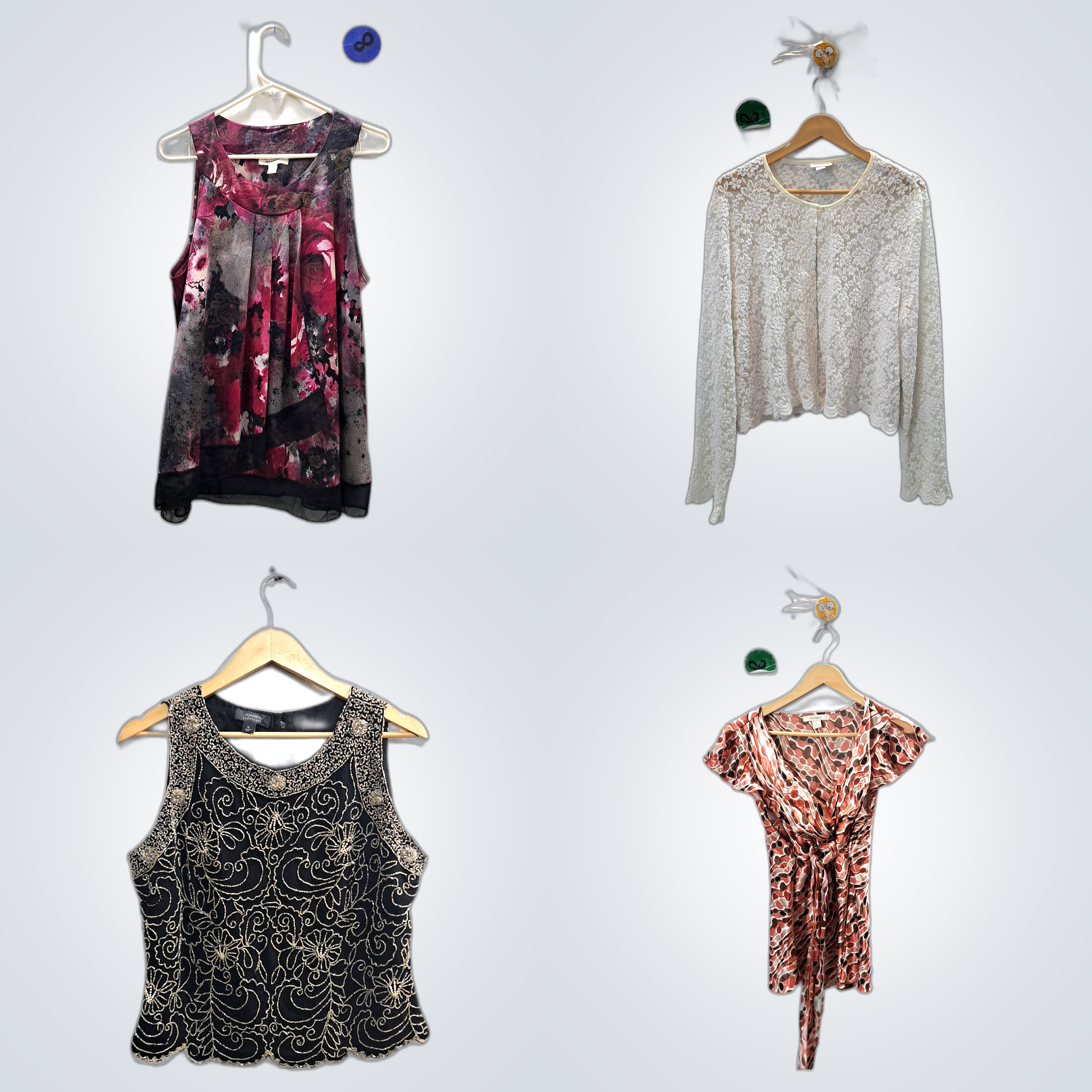 Y2K Gedruckte Blusen Bündel