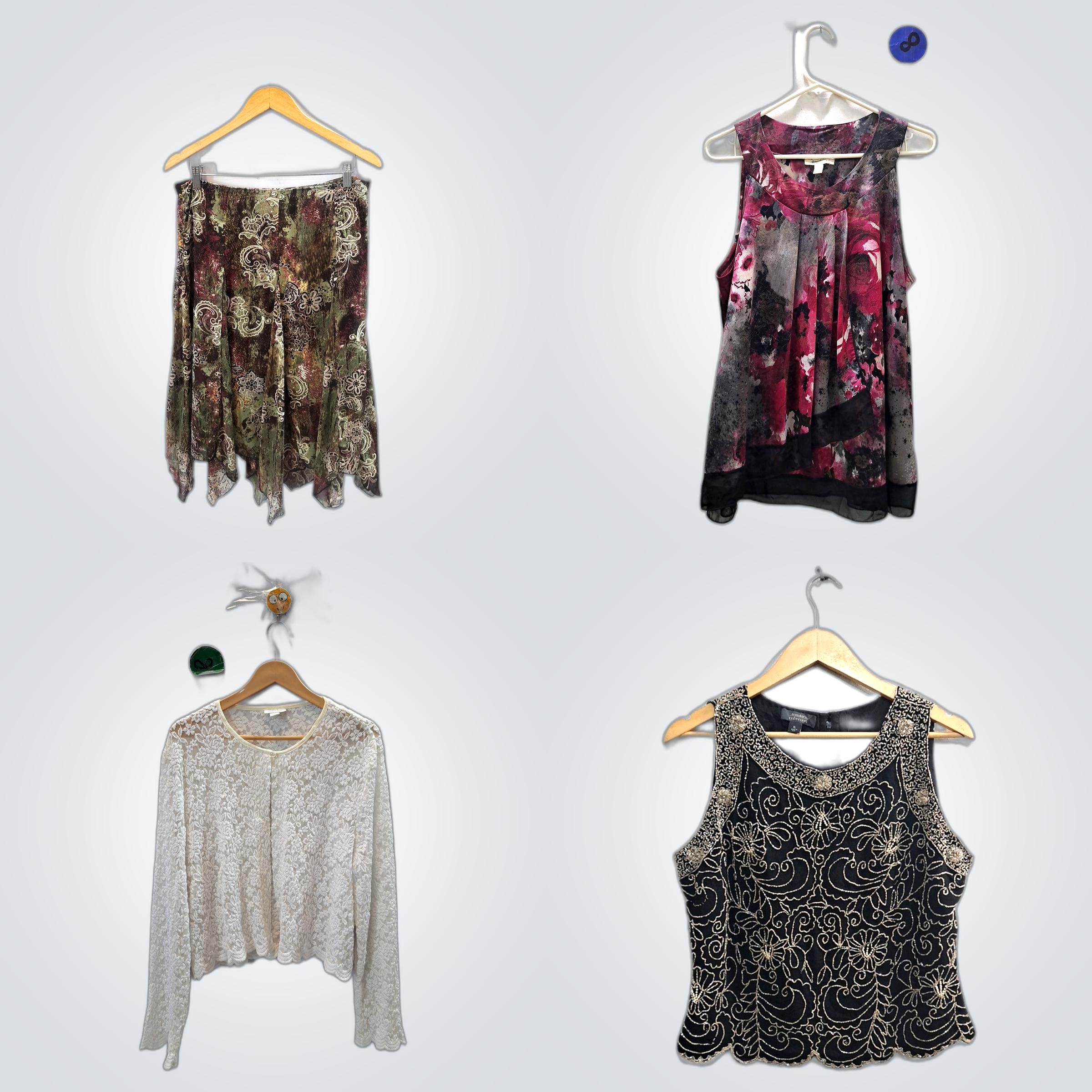 Y2K Printed Blouses Bundle