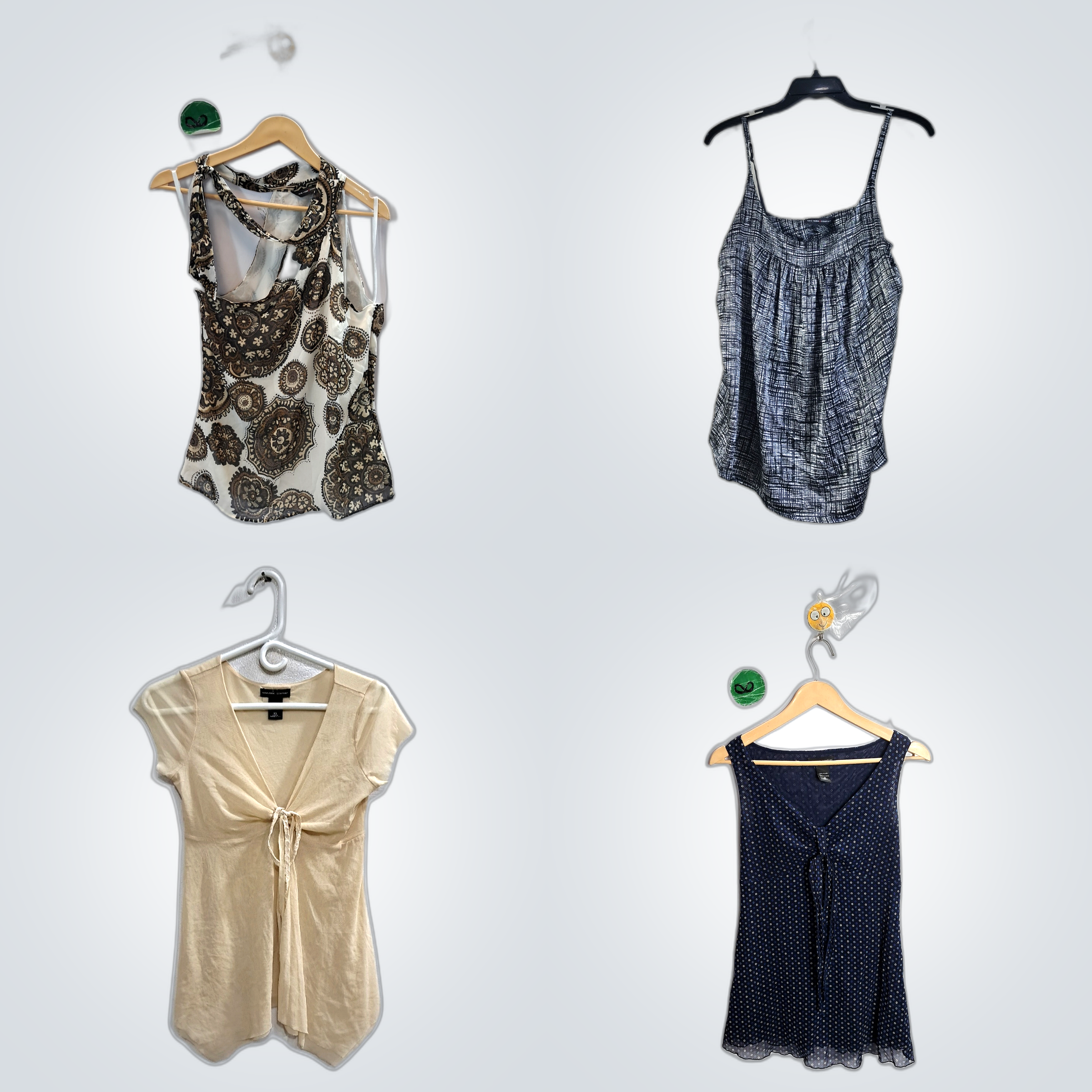 Y2K Printed Blouses Bundle