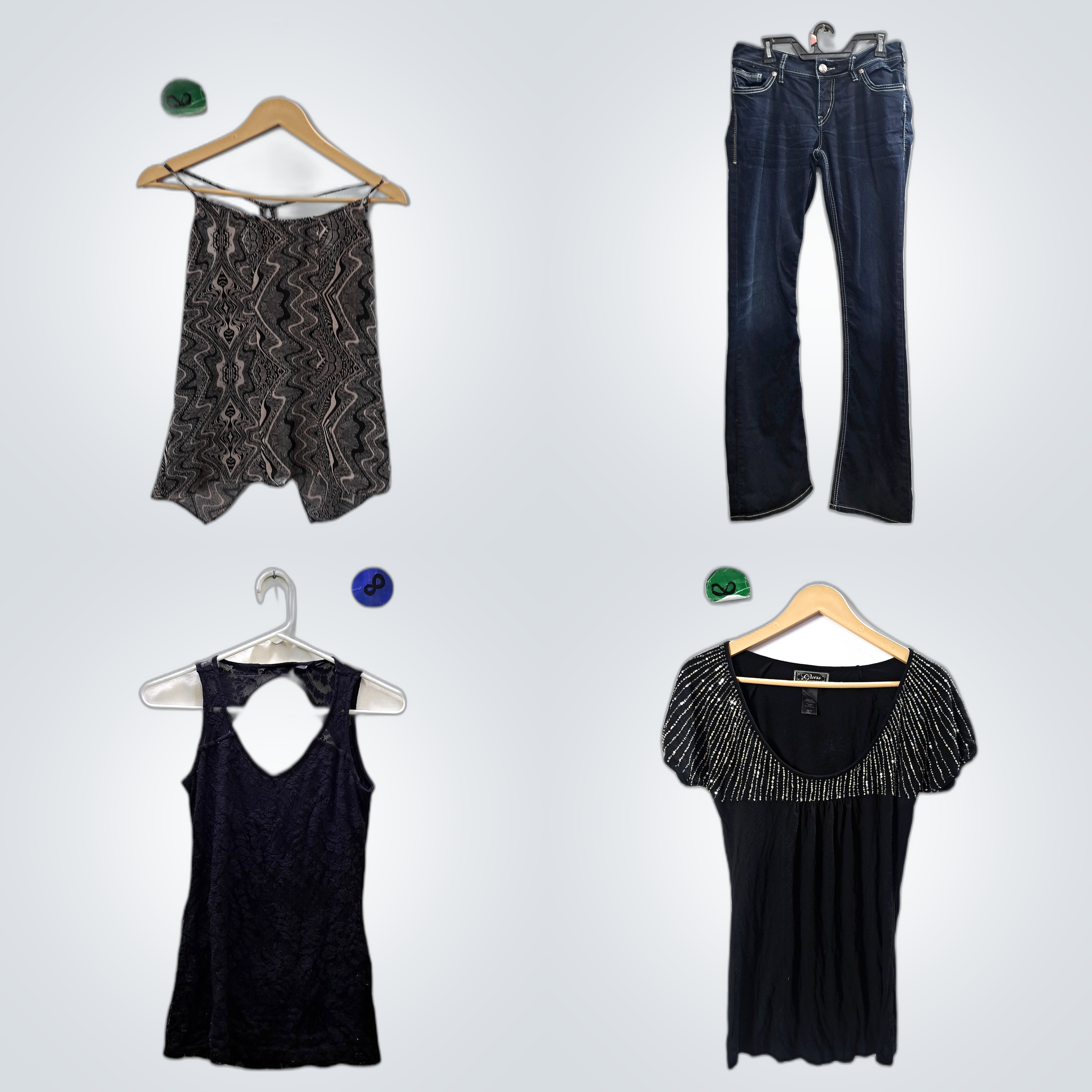 Guess Y2K Spitzenbesatz-Camisoles