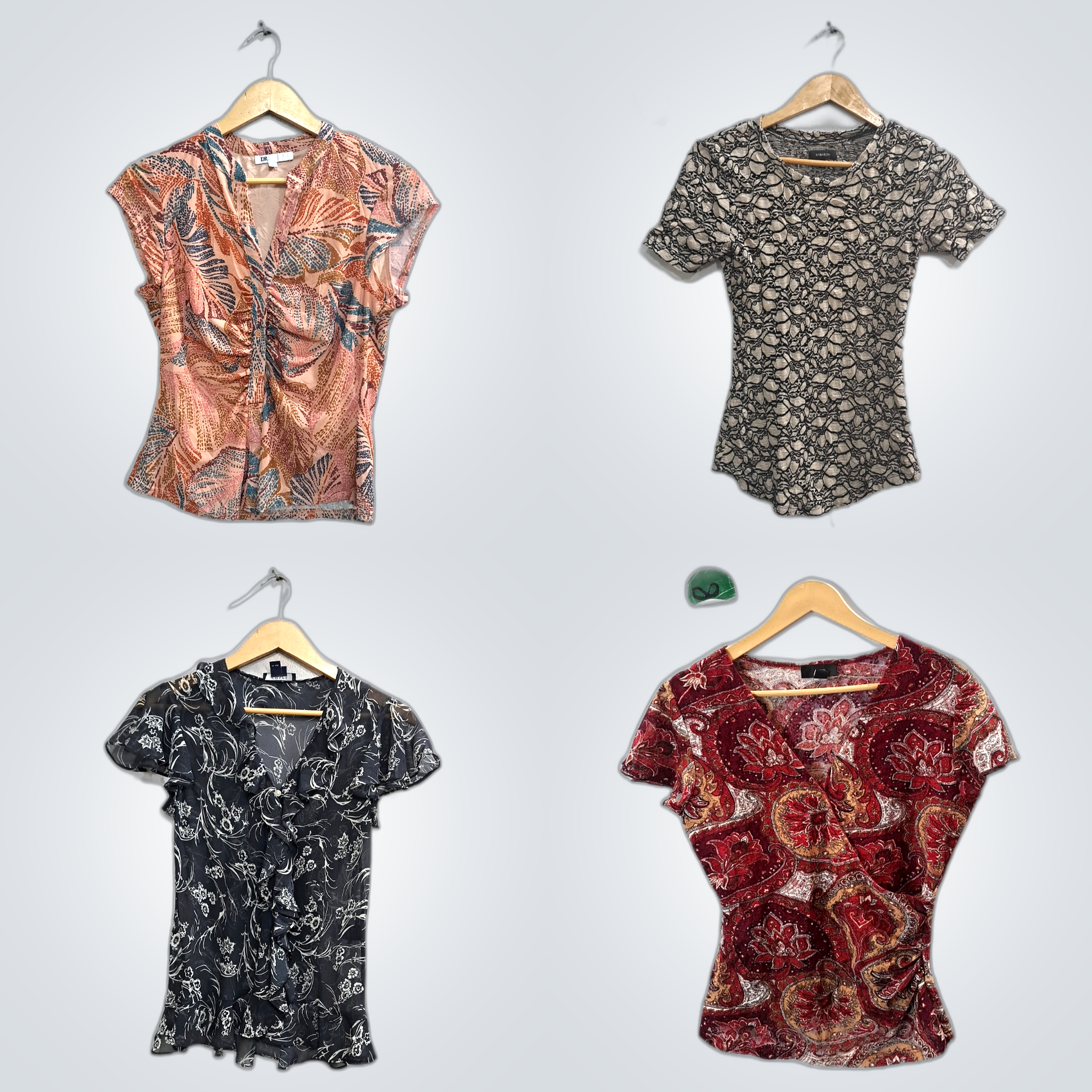 Y2K Printed Blouses Bundle