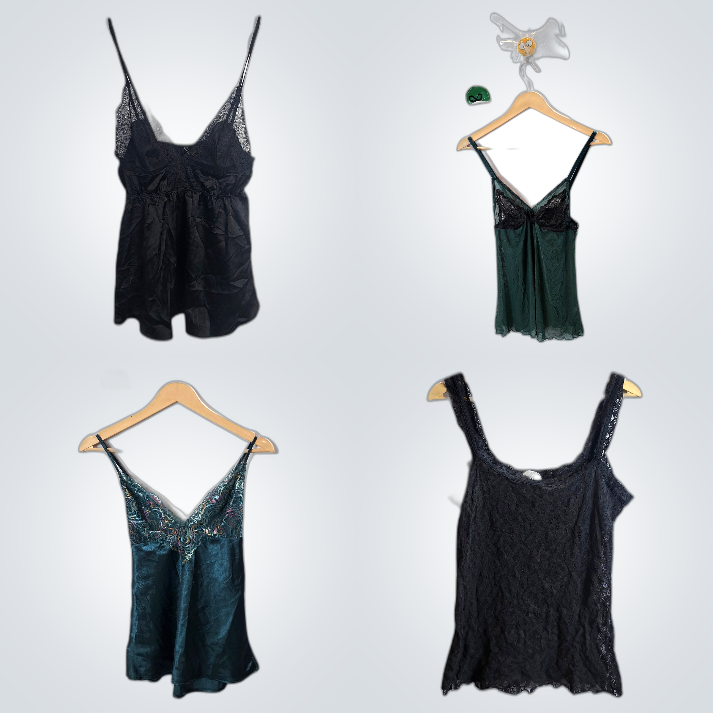 Y2K Lace Trim Camisoles