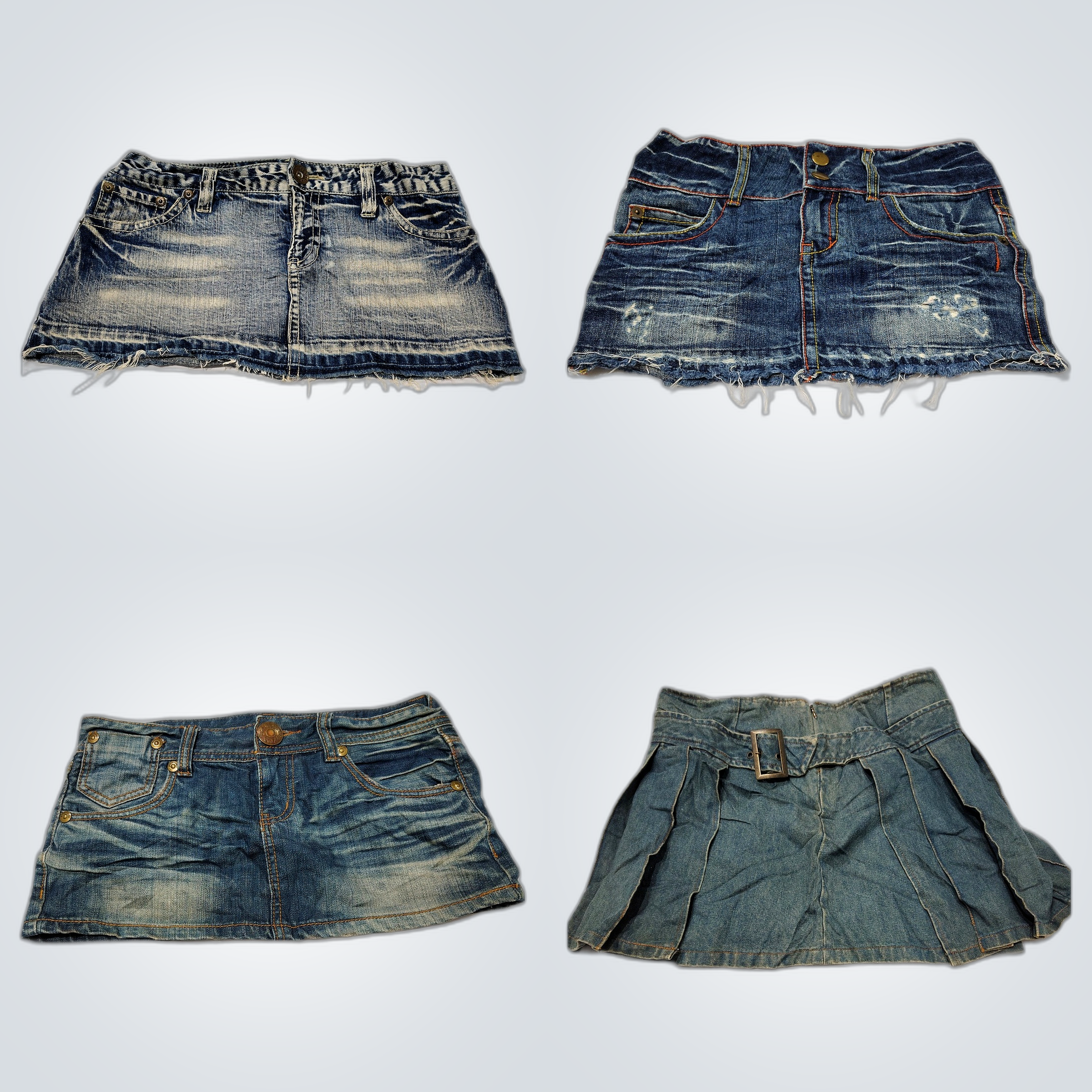 Y2K Denim Mini Skirts