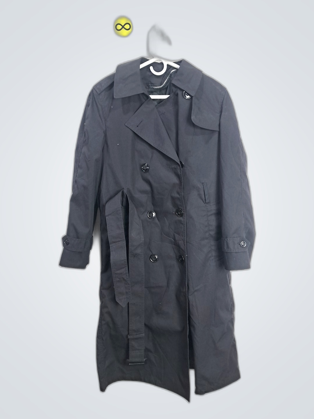 Long Black Trench Coat
