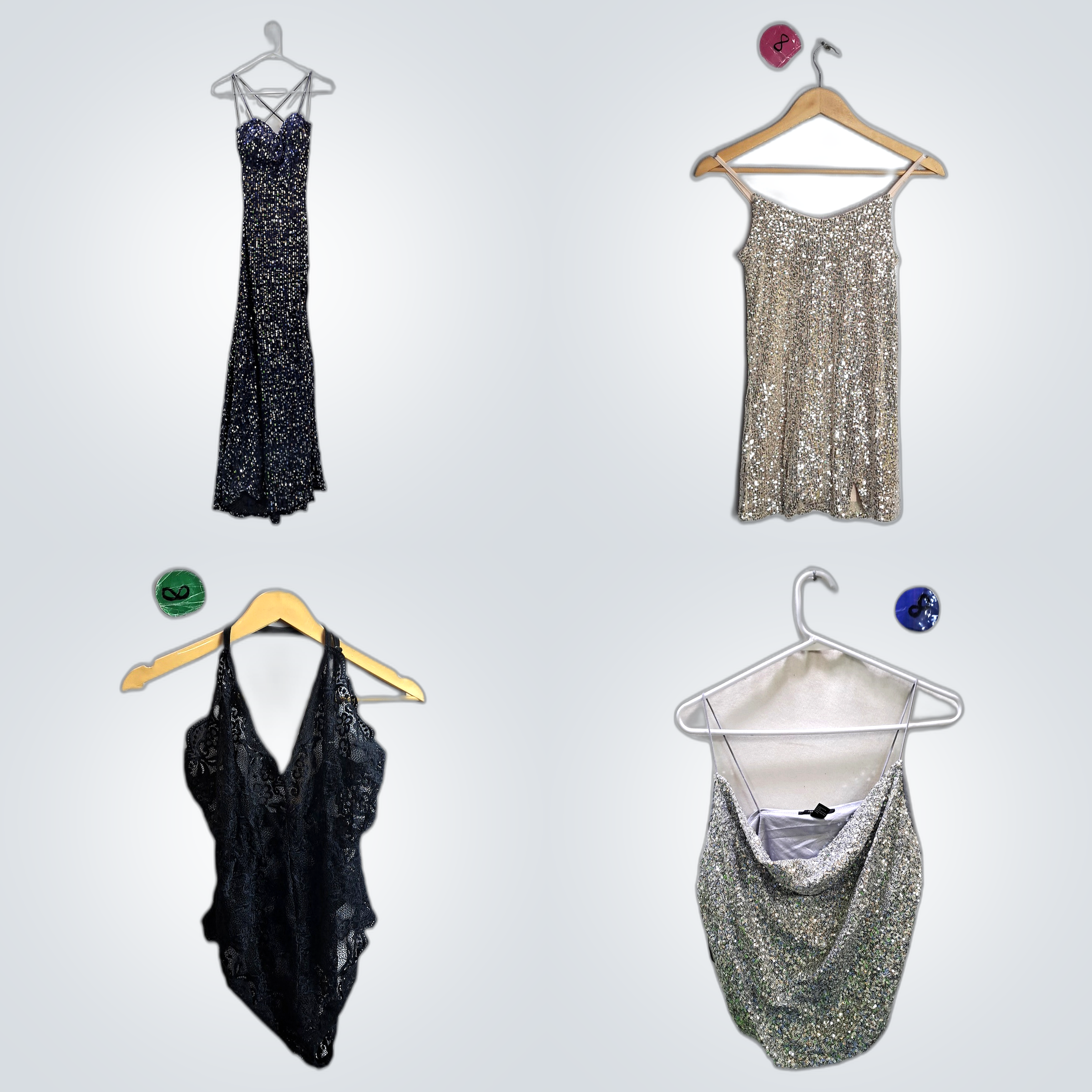 Y2K Sequin Camisoles Bundle