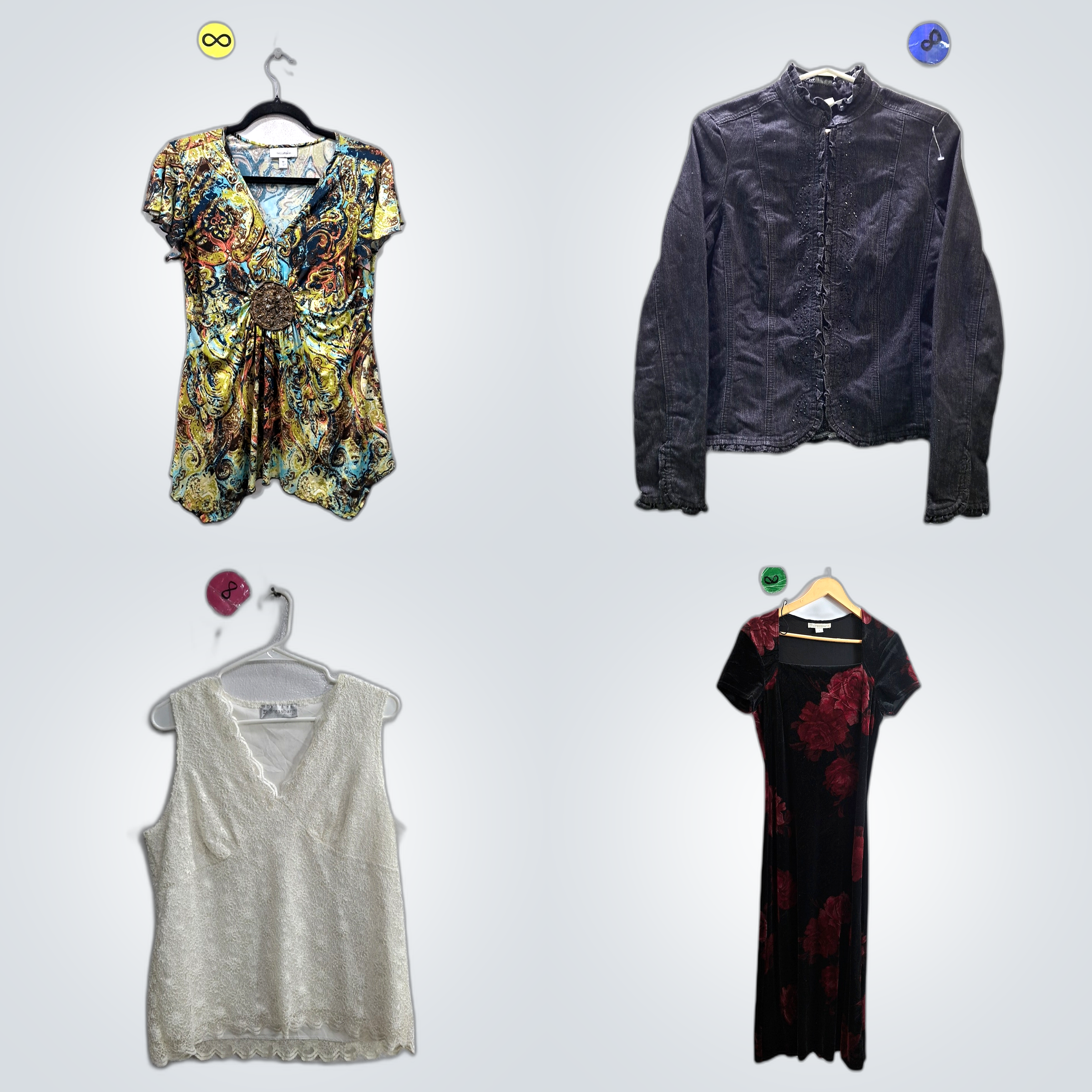 Dressbarn Y2K Printed Blouses