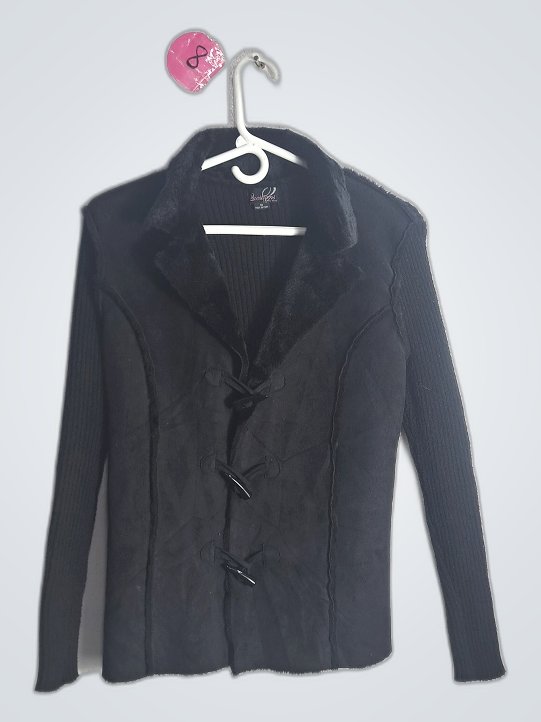 Black Knit Sweater Vest