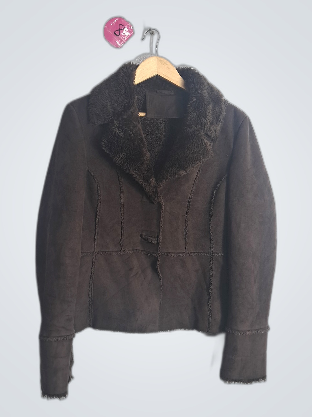 Brown Faux Fur Jacket