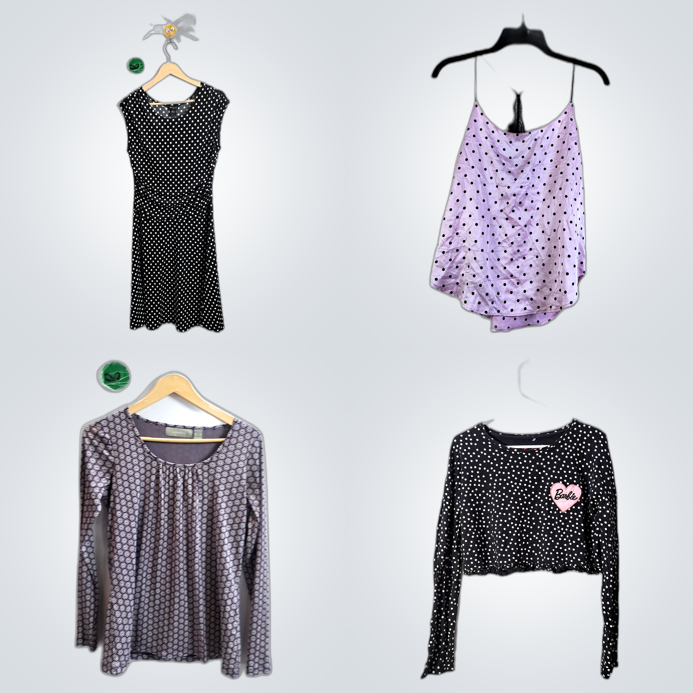 Y2K Polka Dot Jumpsuits