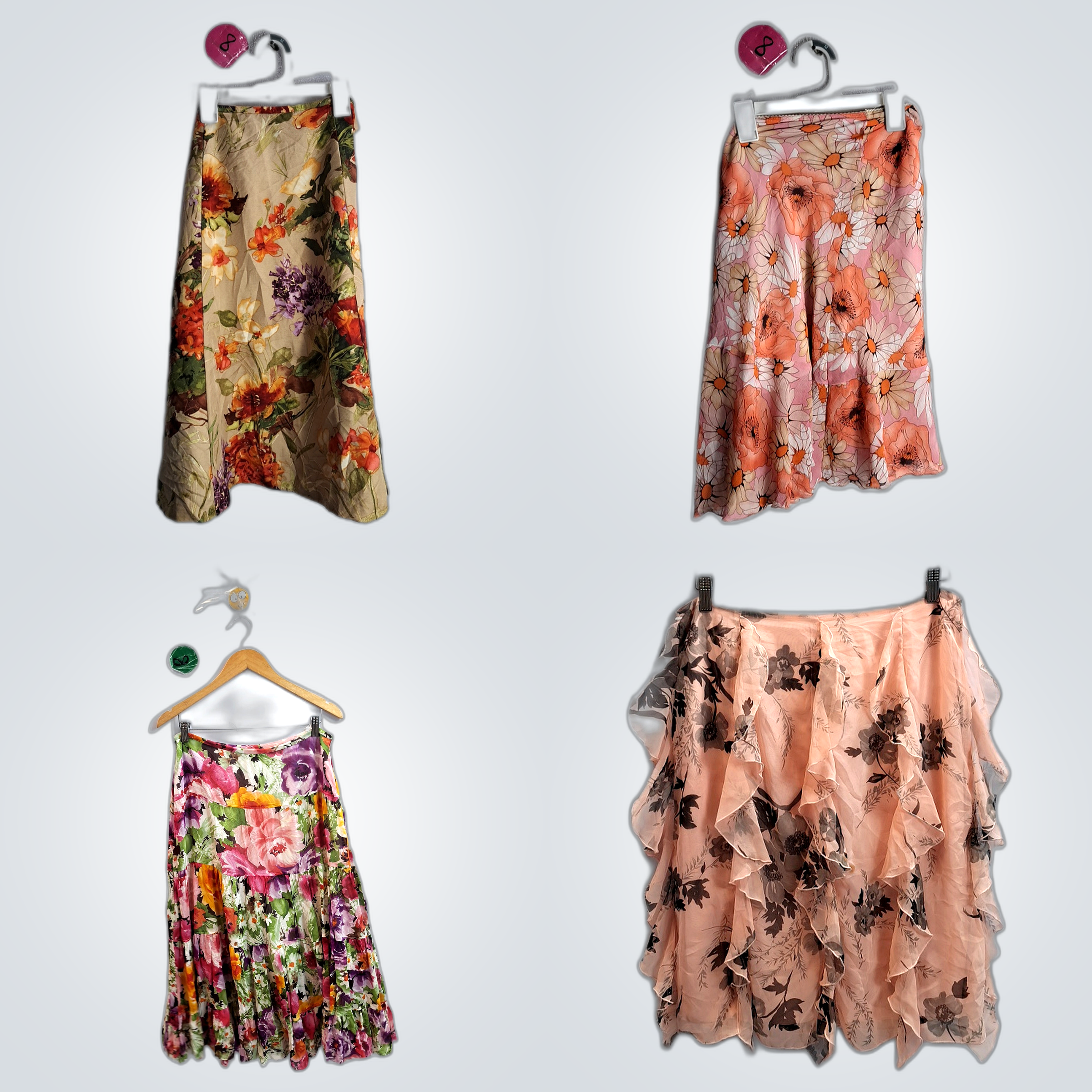 Y2k fairycore poly skirts