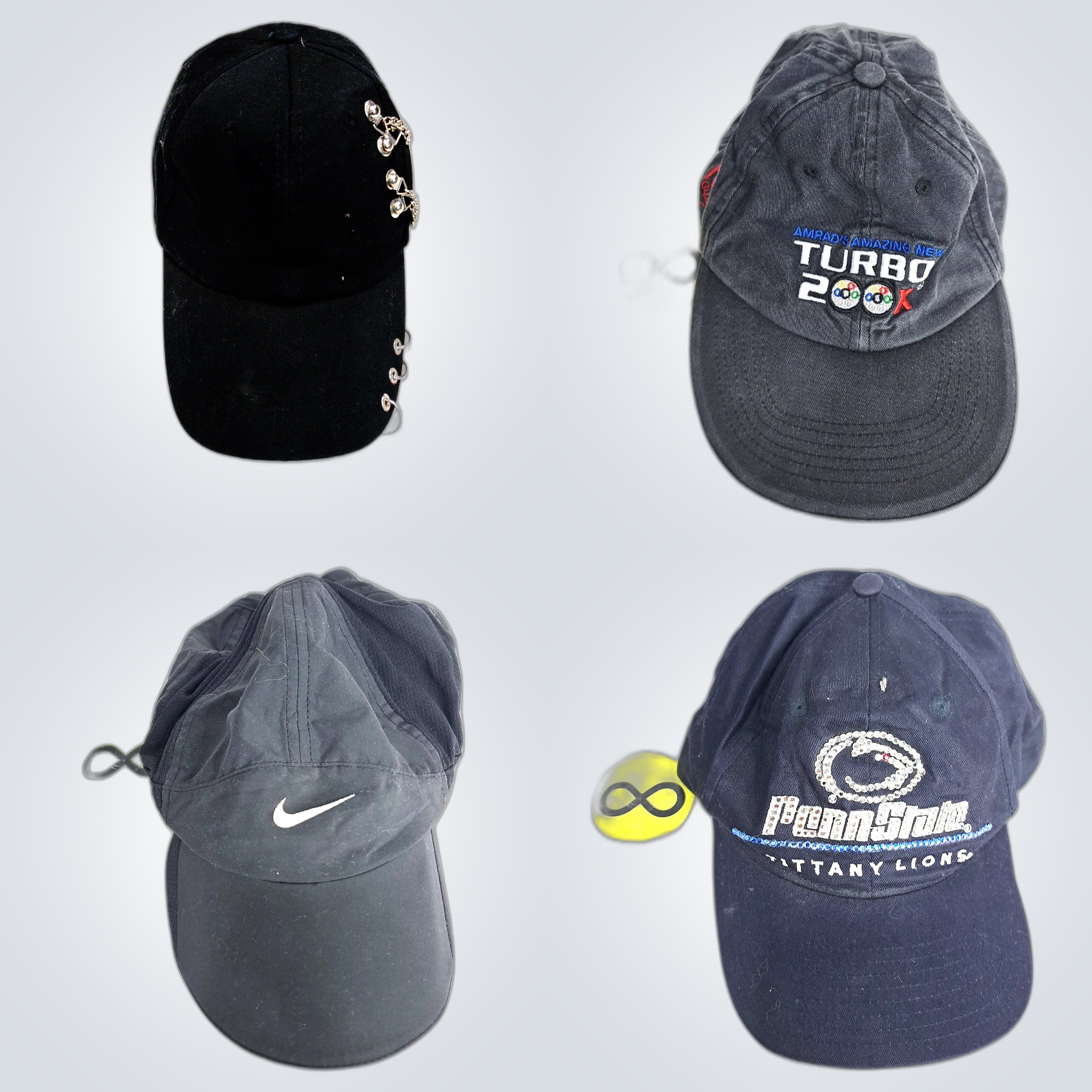 Mix branded unique caps