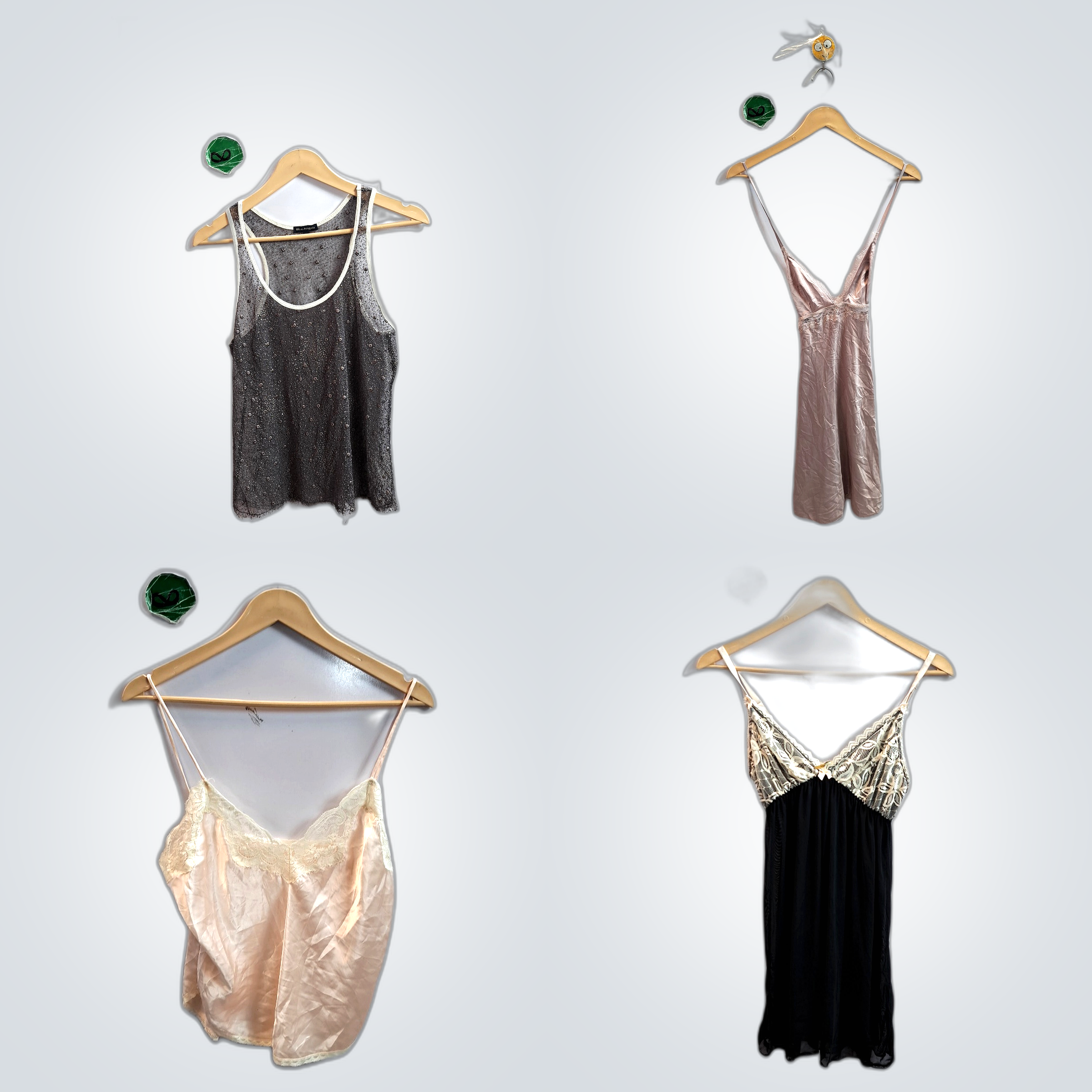 Y2K Satin Slip Dresses