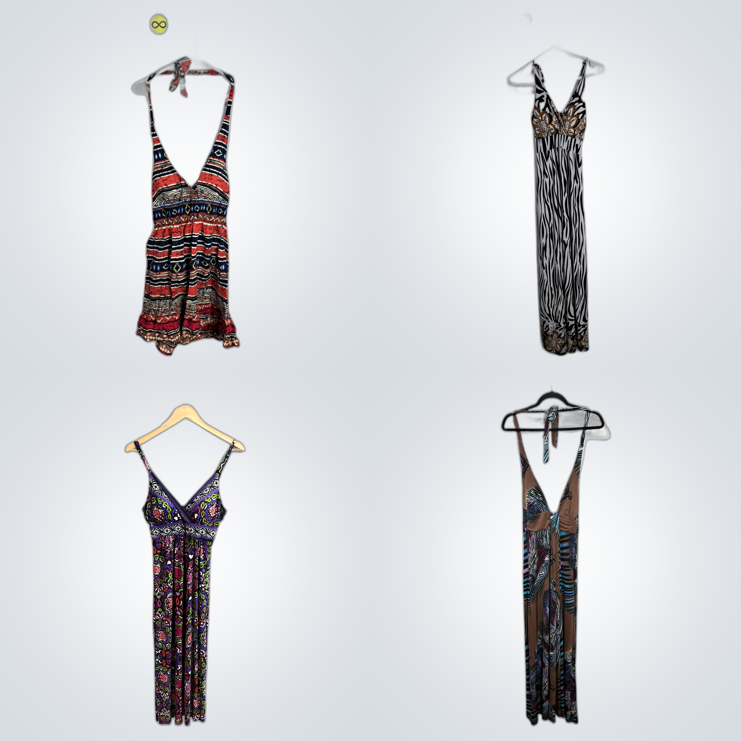 Y2K Boho Belt Dresses