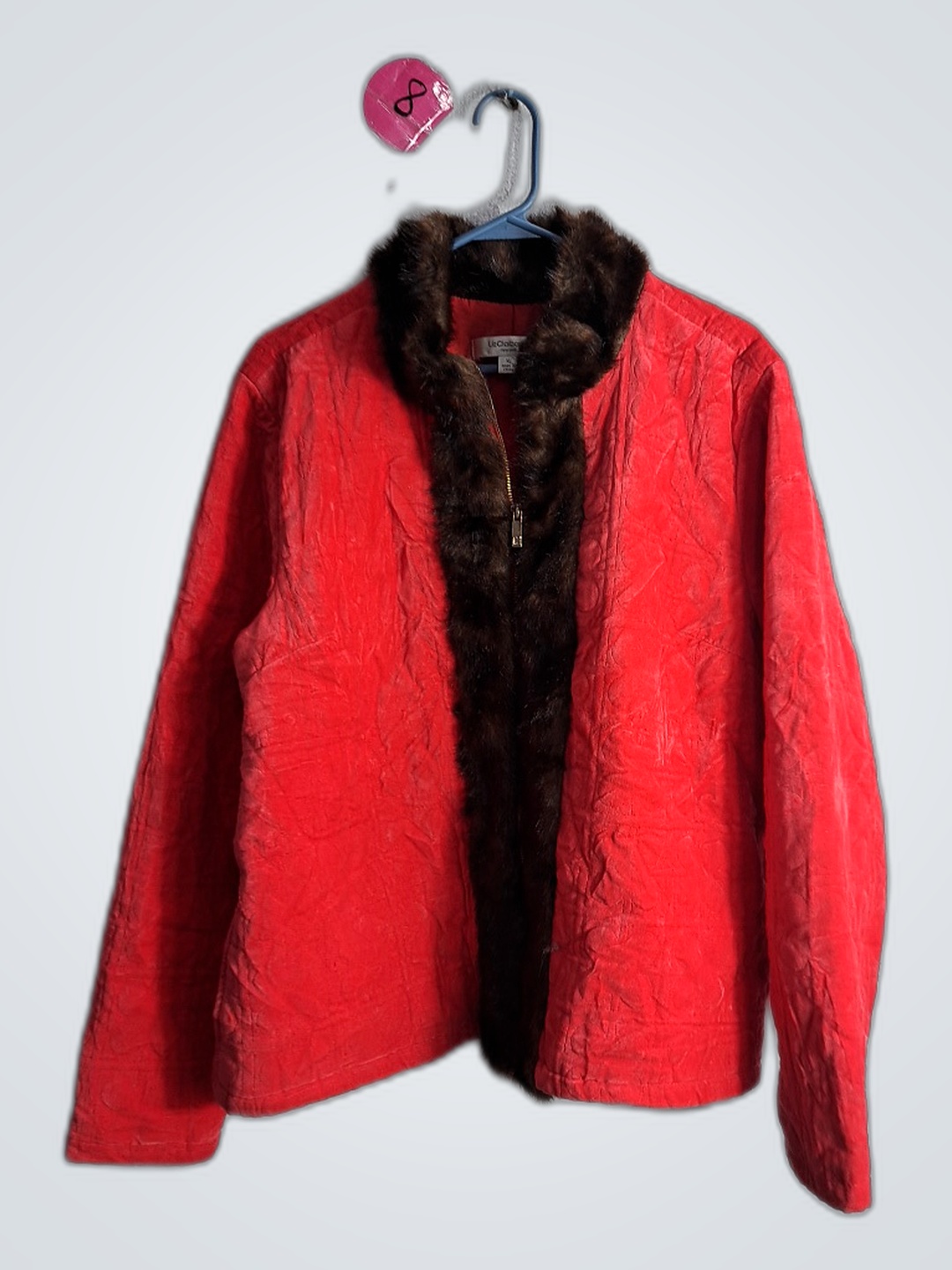 Red Fur-Lined Jacket