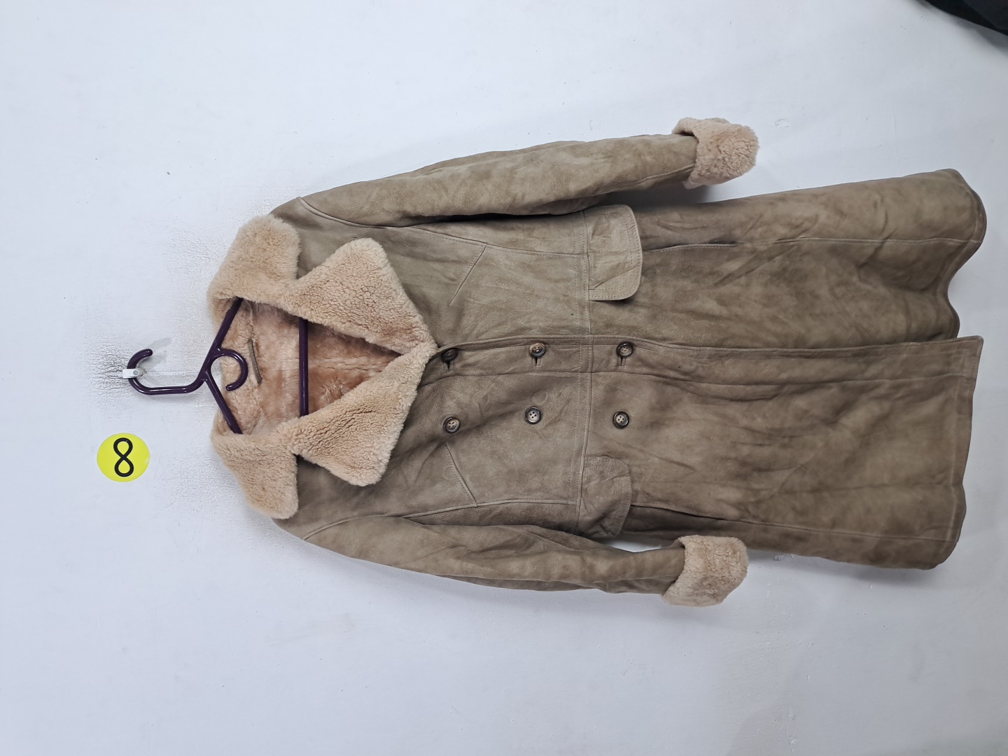 Tan Shearling Coat