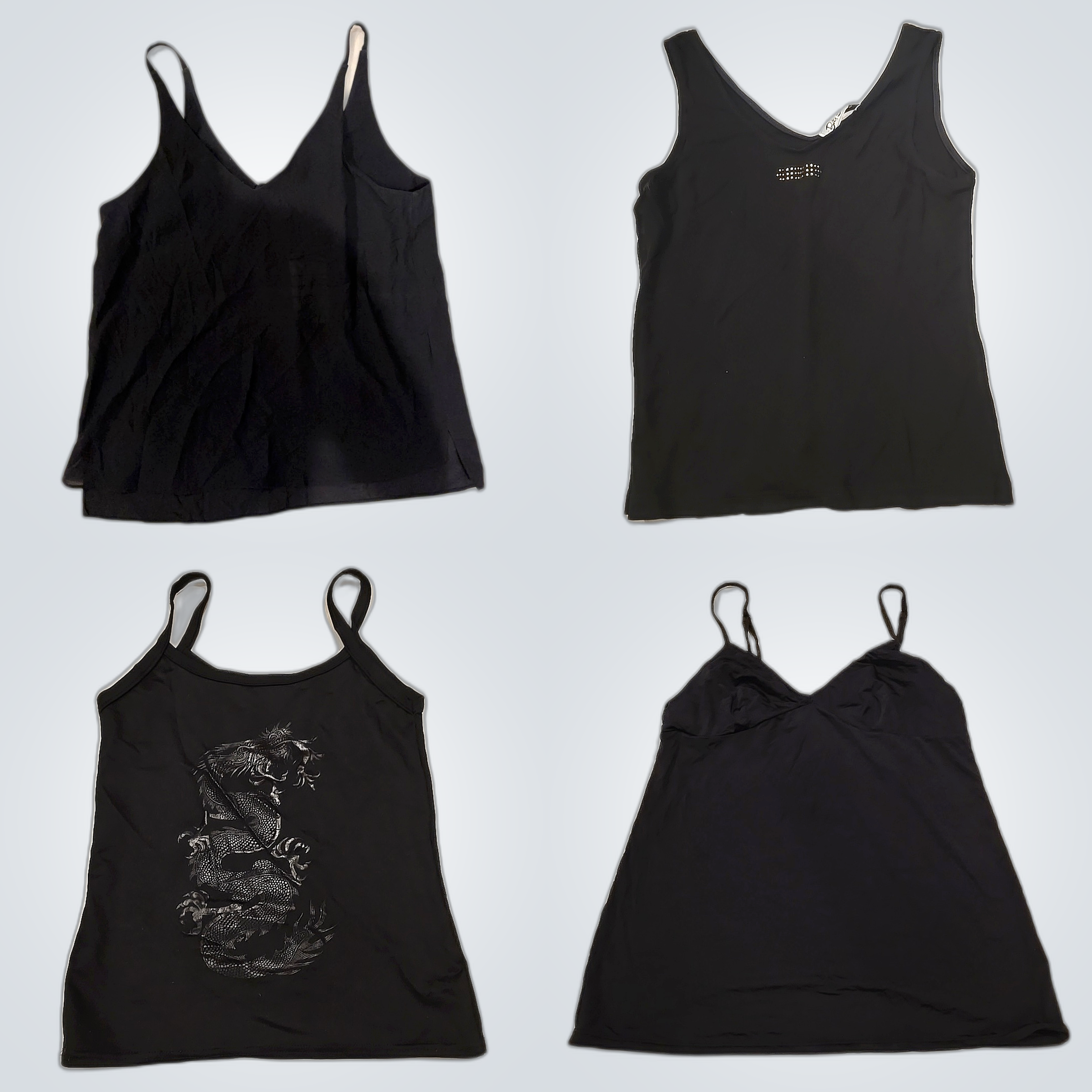 Vintage y2k gothic cami tops