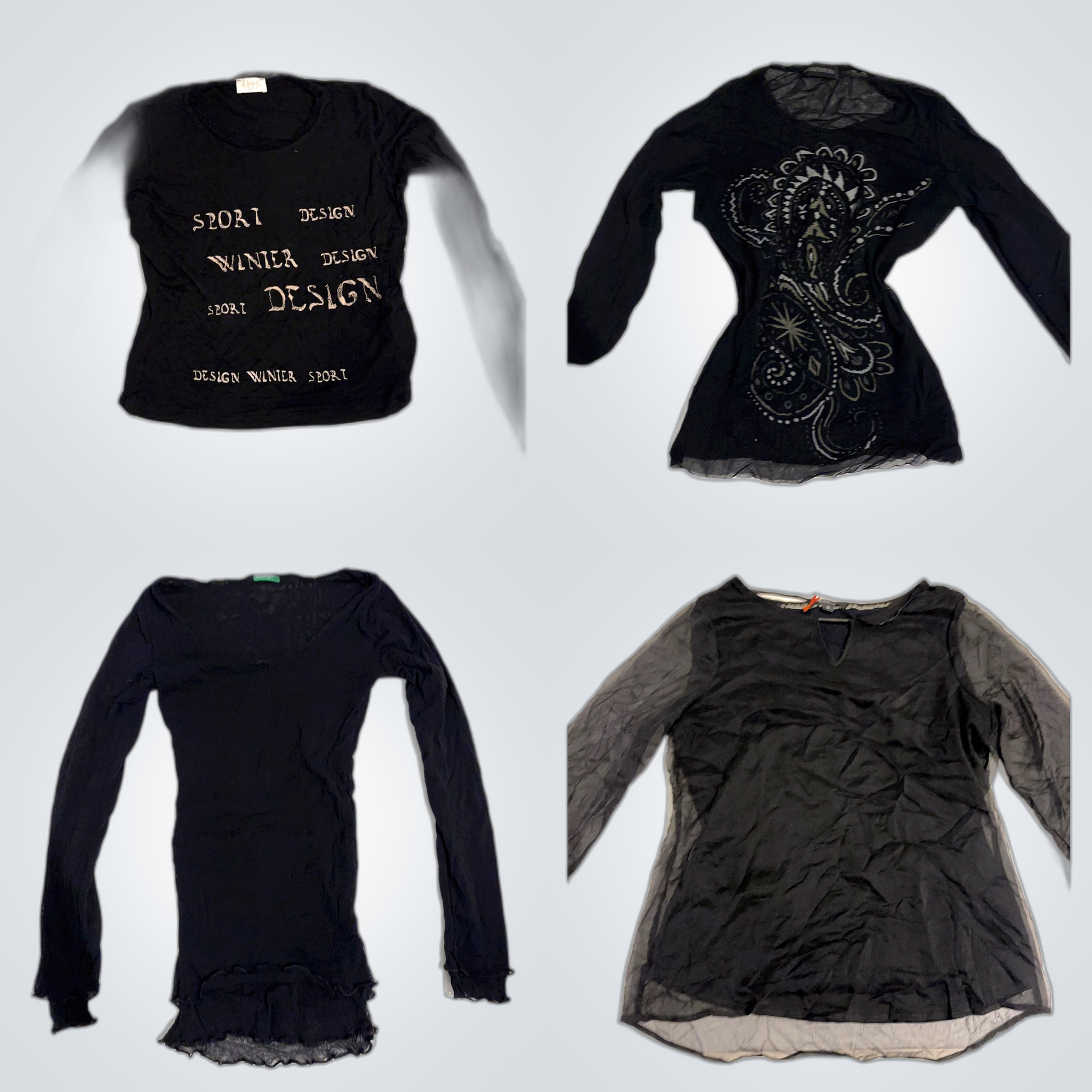 Y2K Graphic Euro Tops