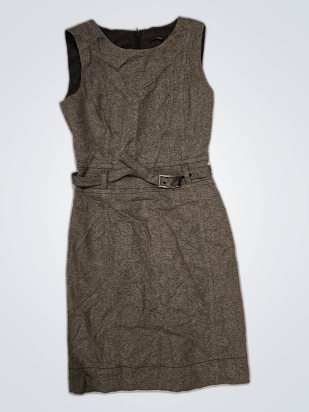 Vestido sin mangas gris