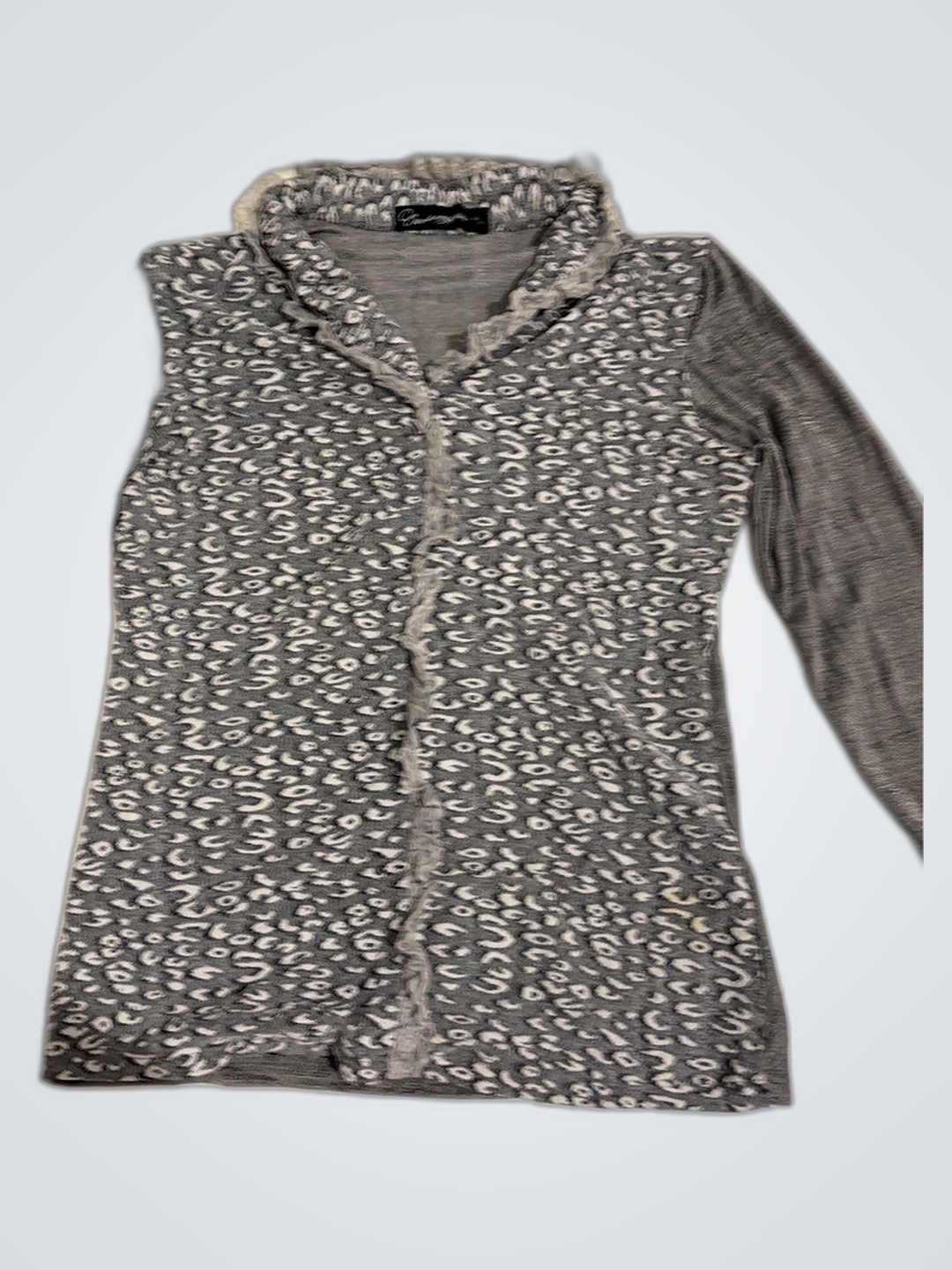 「Cannelle Gray ロングスリーブトップ」