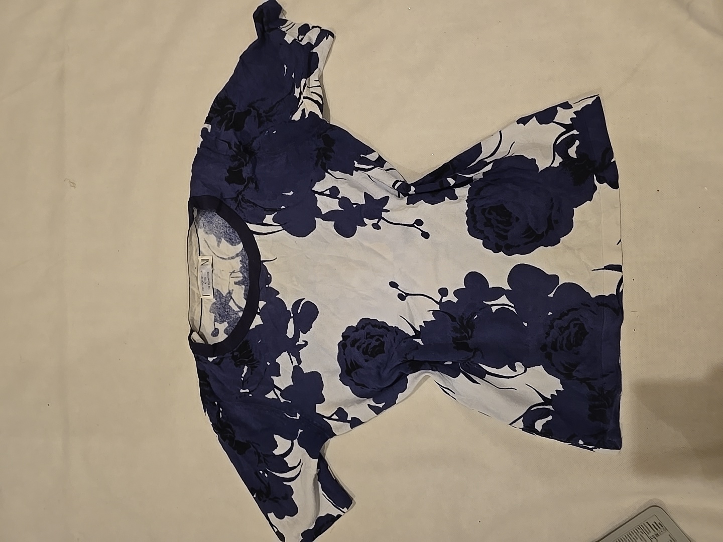 プリントブラウス