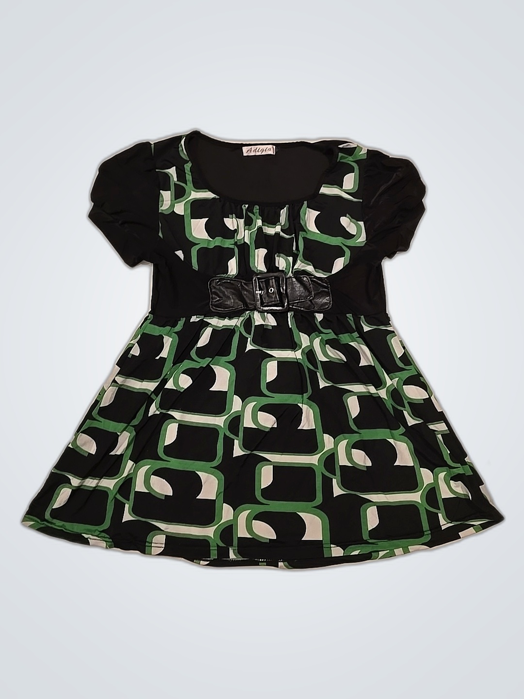 Adigia Geometric Print Mini Dress