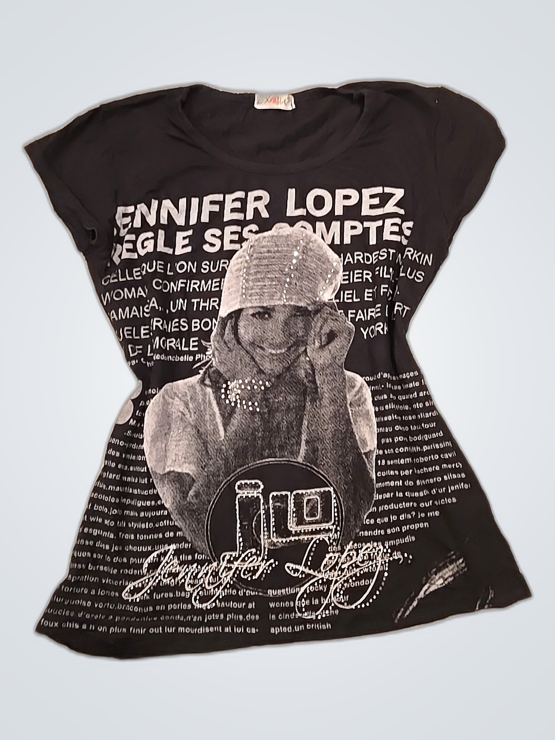 JLO Jennifer Lopez Graphic Printed T-Shirt