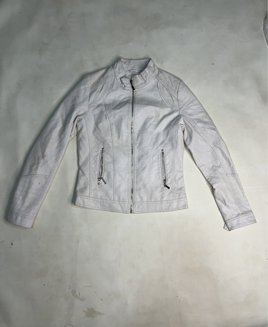 White Leather Jacket