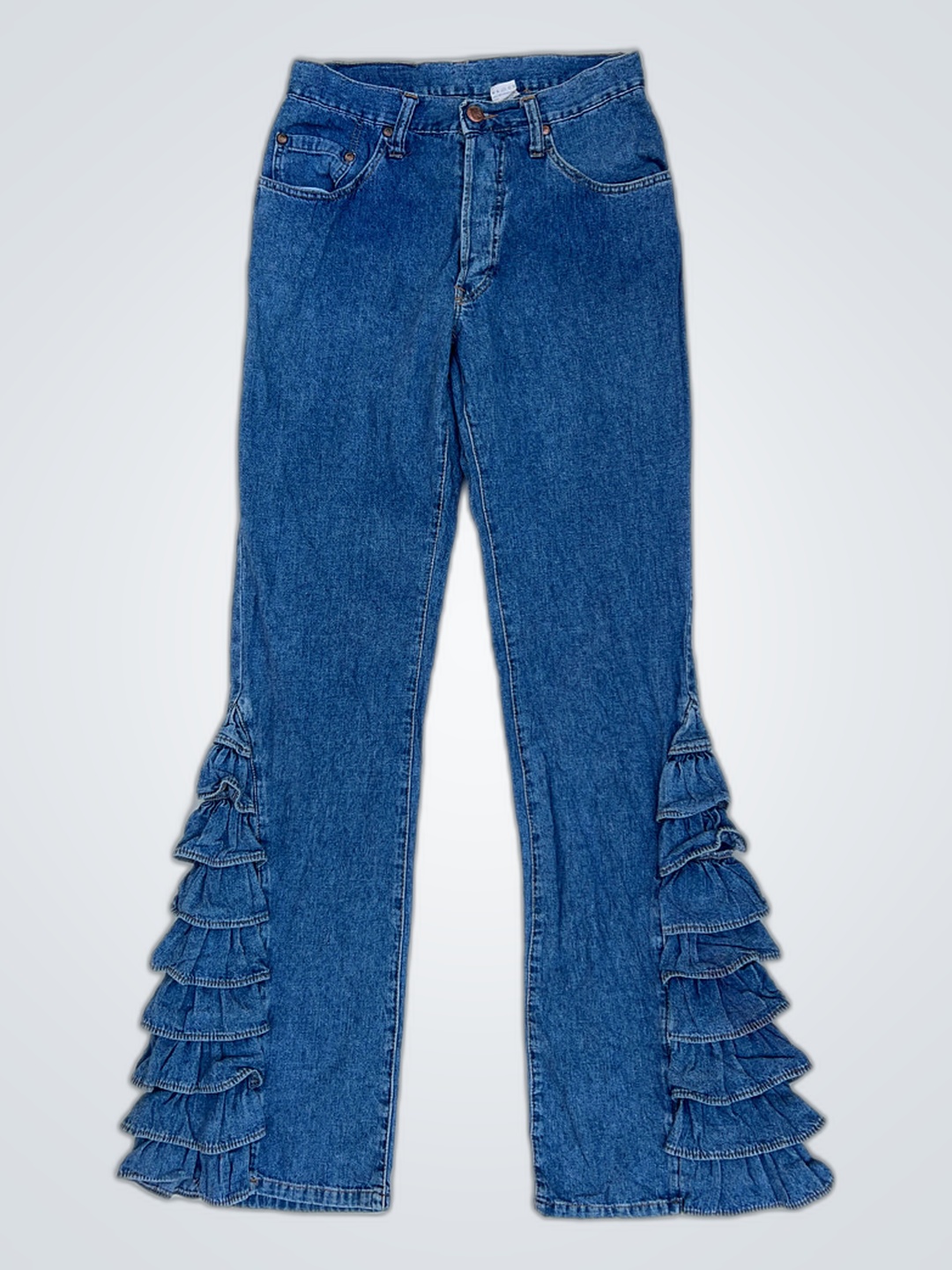 Jeans Kenzo con orlo a rouches