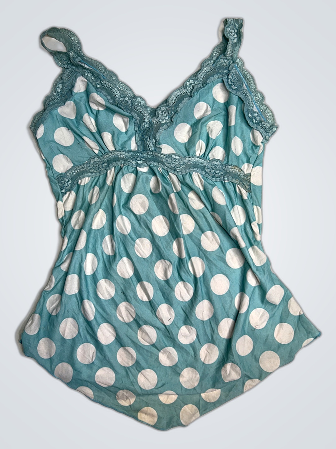 Blue Polka Dot Camisole