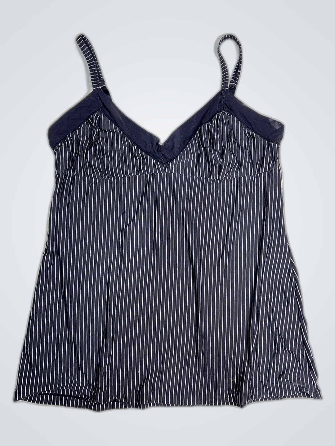 Striped Lace Trim Camisole Top