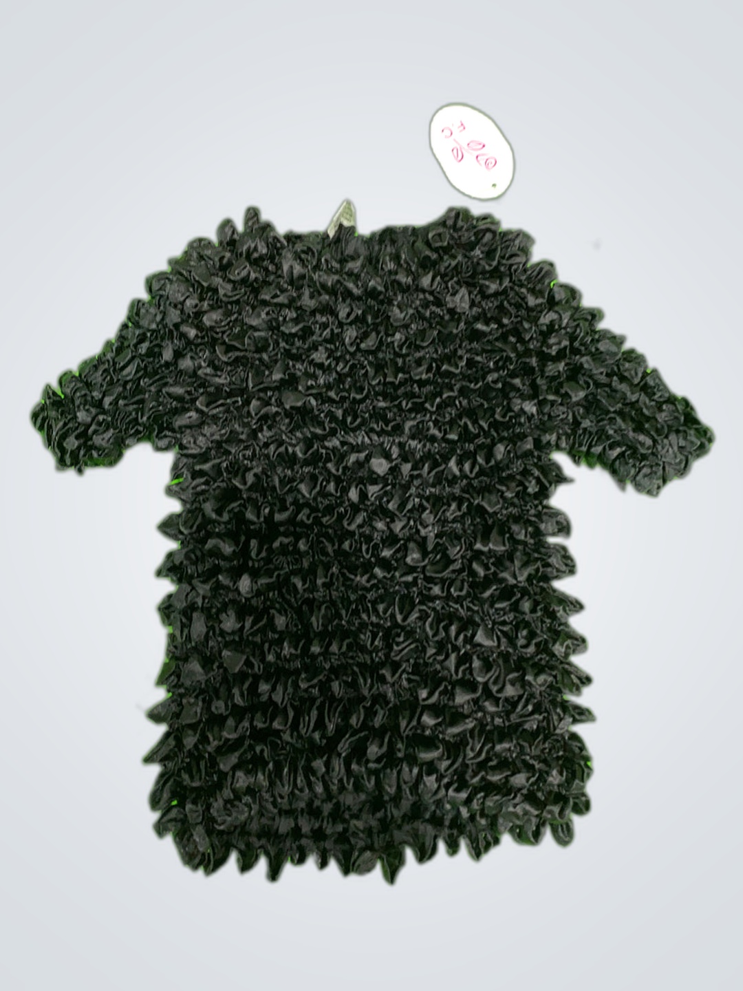 F.C. Blusa de Volantes Negros