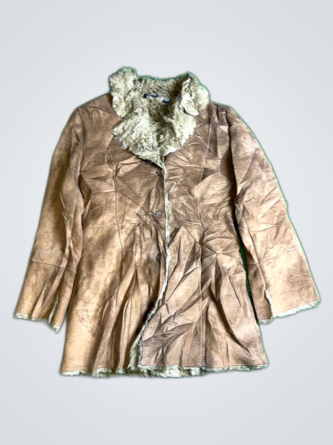 Brown Faux Fur Jacket