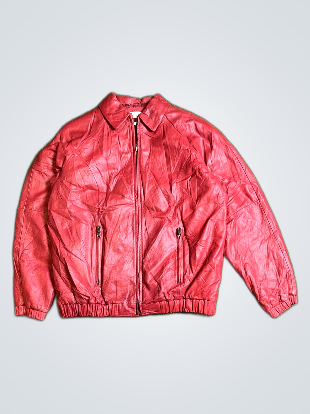 Preston & York Red Leather Jacket