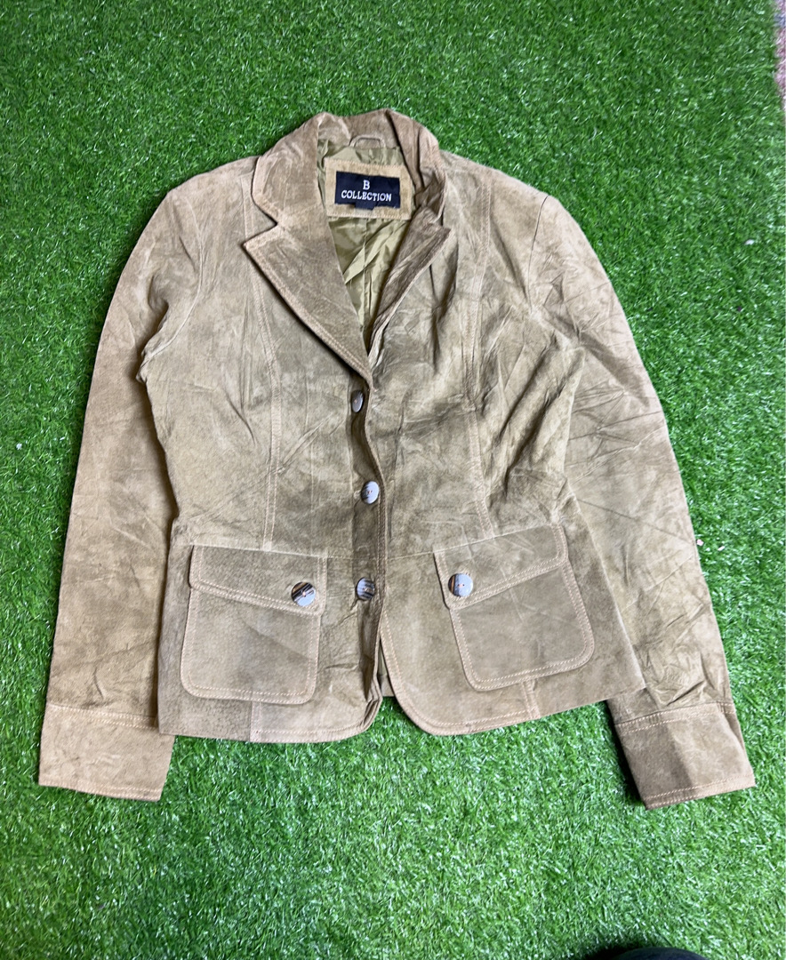B Collection Suede Blazer Jacket