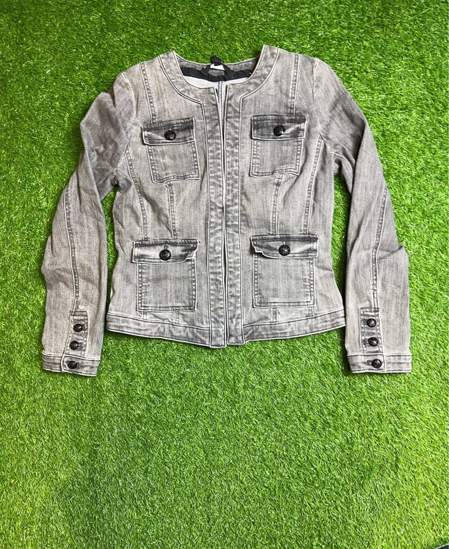 White House Black Market Denim Jacket